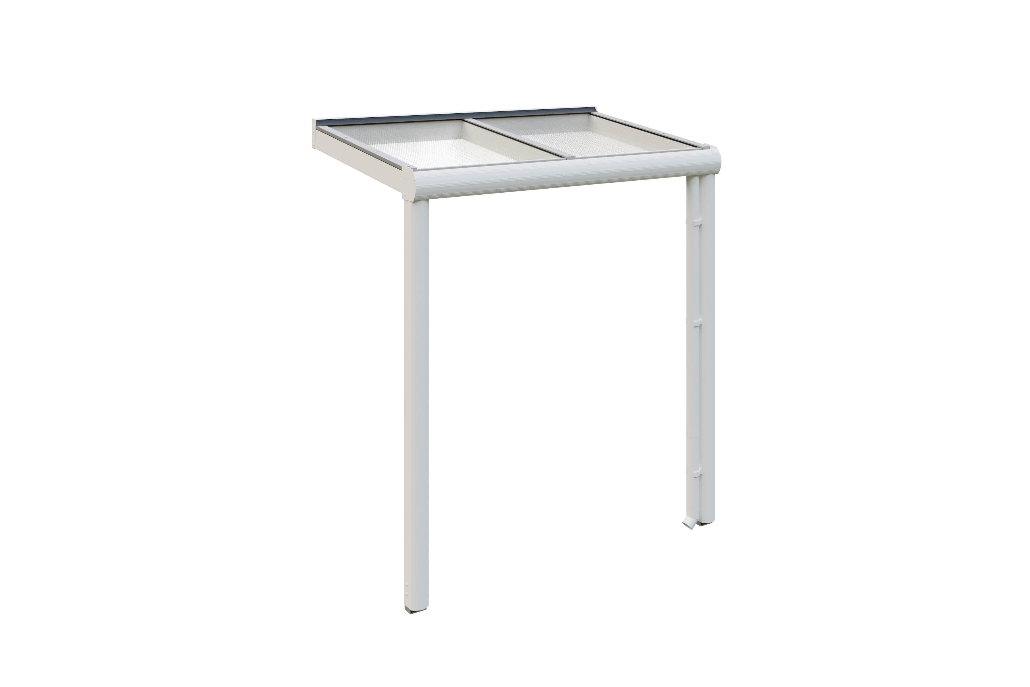 Produktbild: Vordach Greifswald, farblich behandelt in weiß