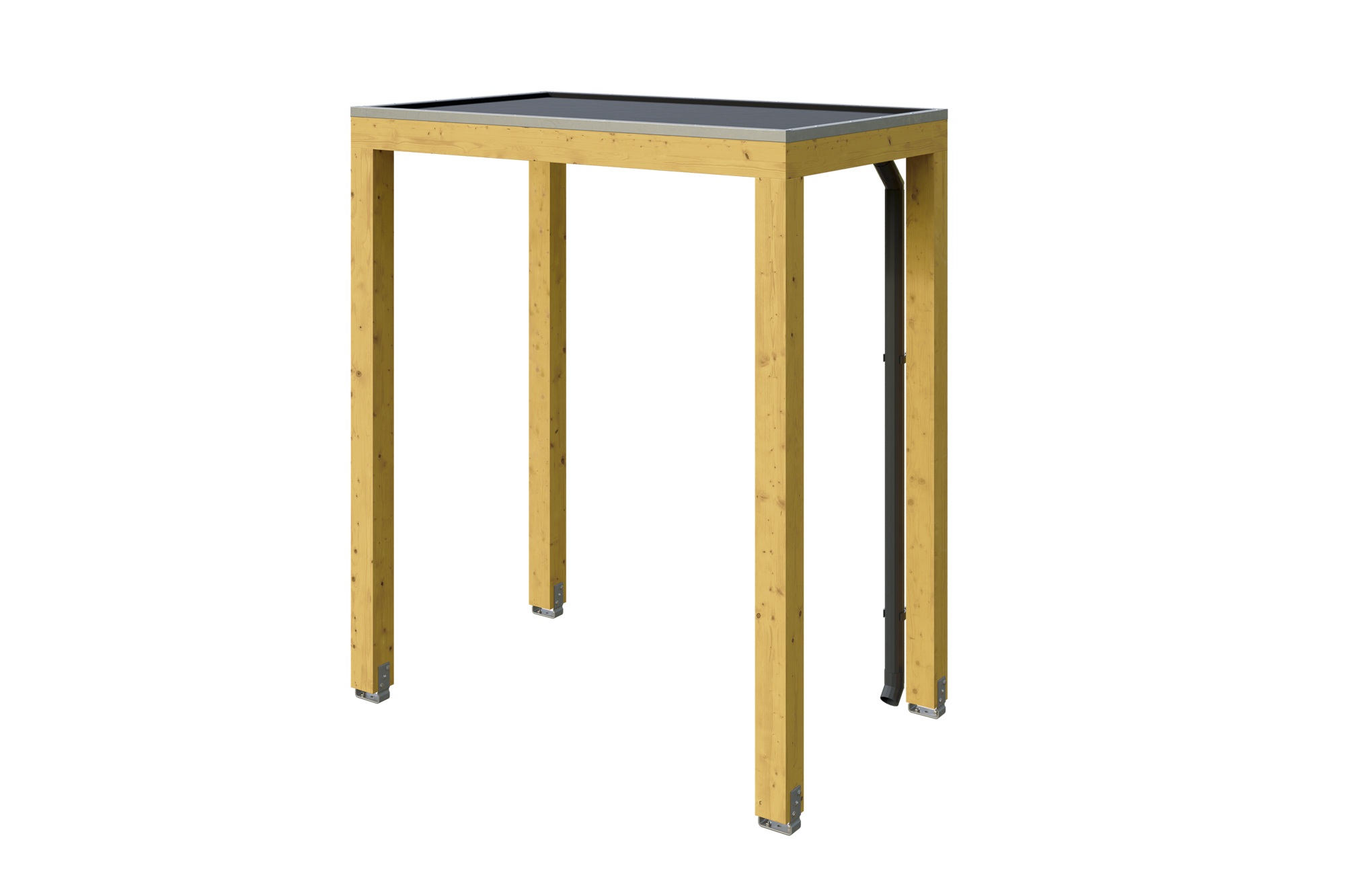 Produktbild: Vordach Flensburg, farblich behandelt in eiche hell