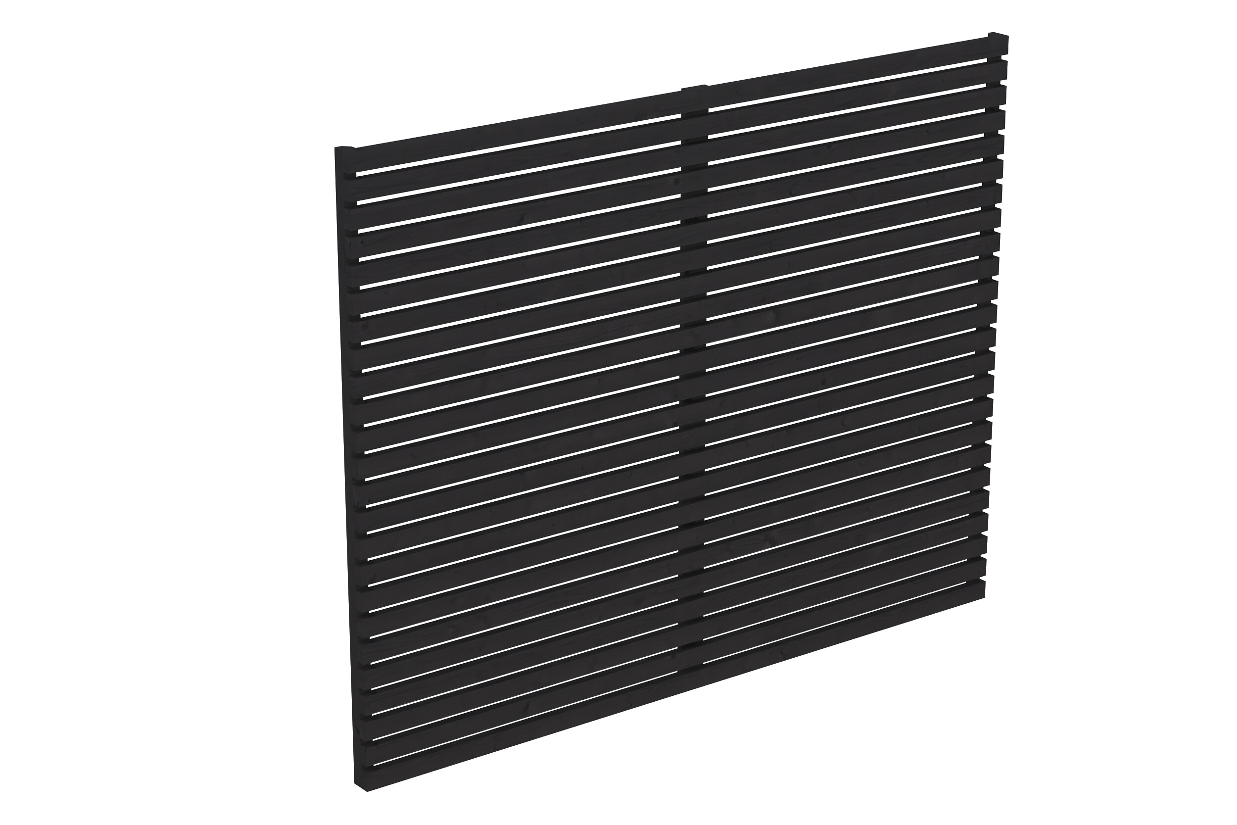 Seitenwand Rhombus 230 x 160 cm, Fichte, anthrazit