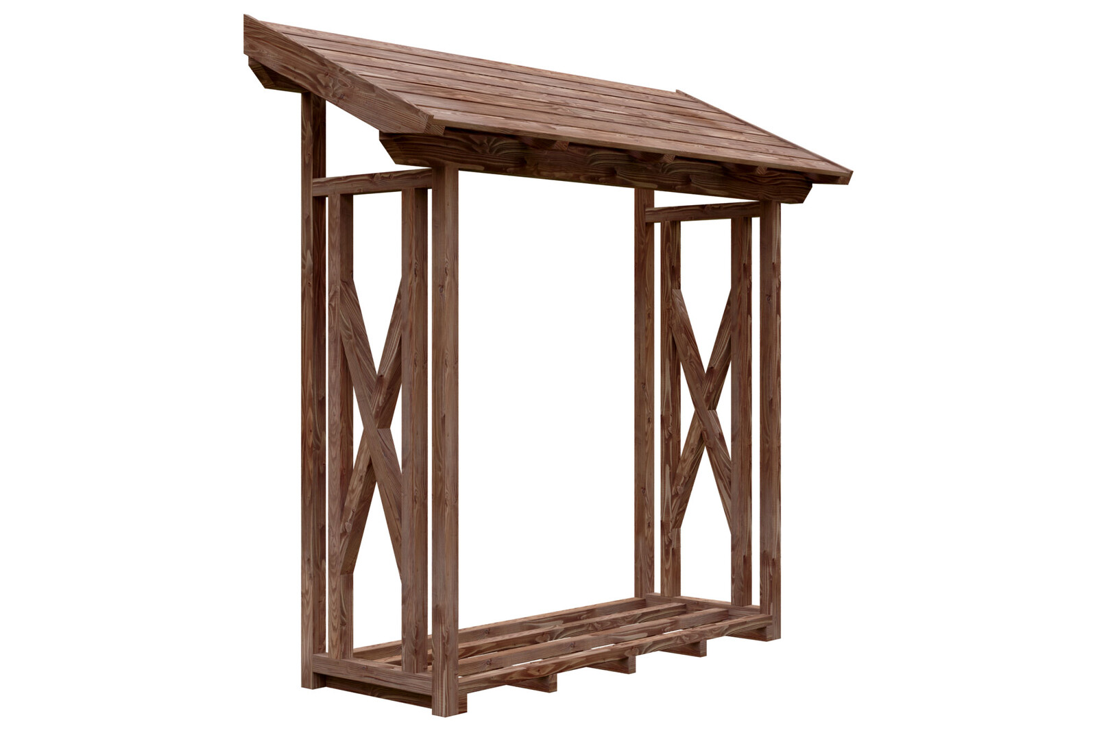 Wood store  Paul 1, 240 x 88 cm , walnut