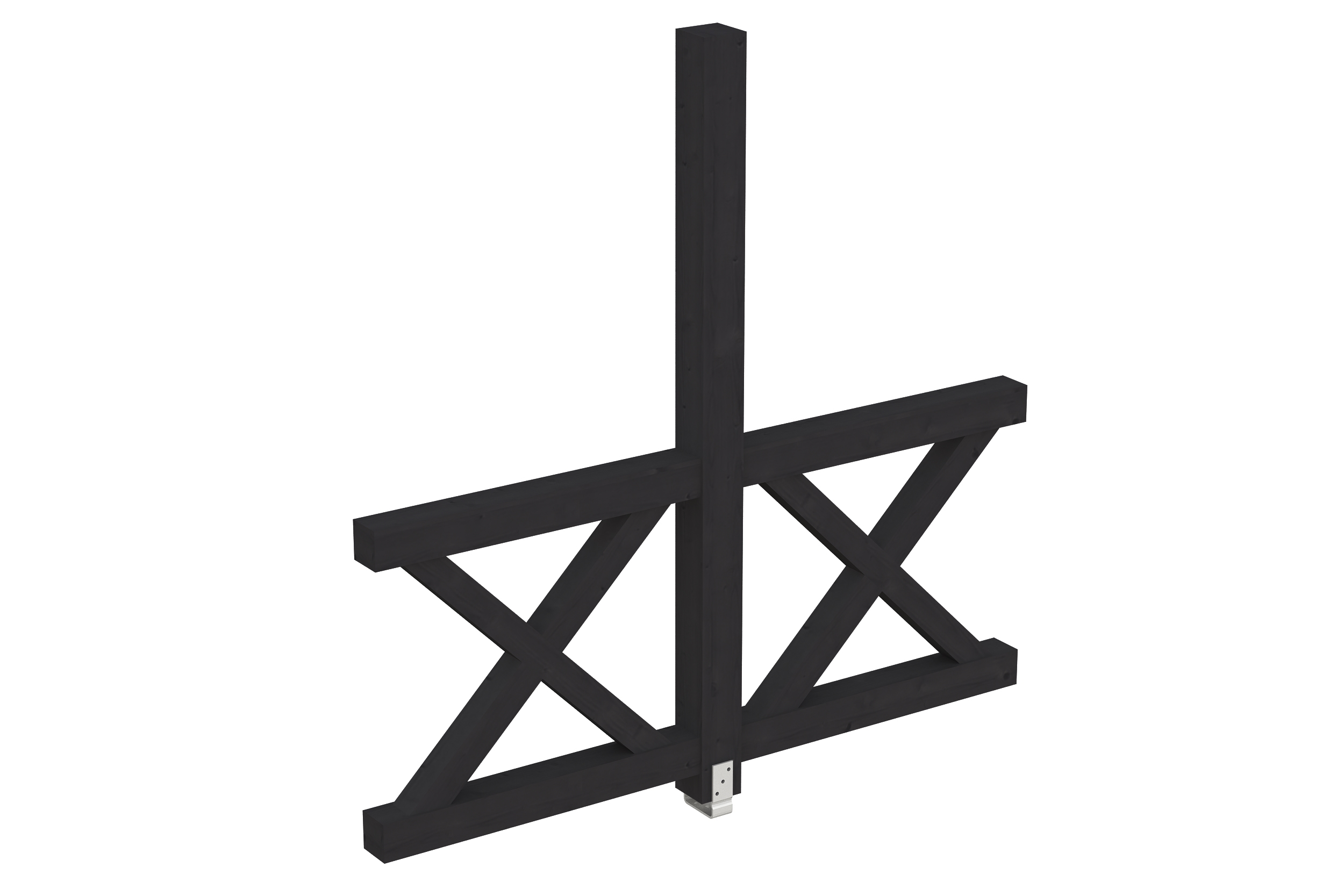 Produktbild: Andreaskreuz-Seitenwand, Tiefe 193 cm