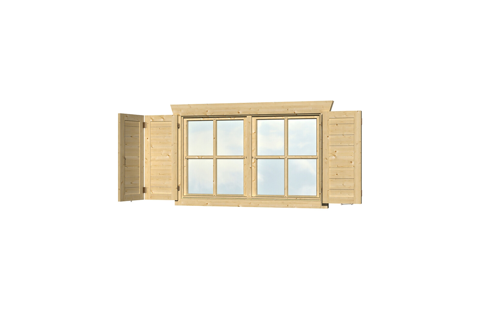Fensterläden für Doppelfenster für 28-DF-03 und 45-DF-03