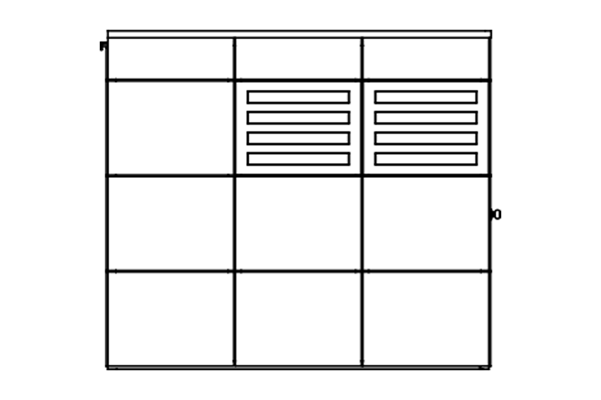 Abri de jardin BRISBANE 3, 253x253cm, gris ardoise