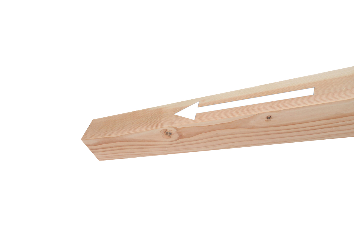 Pfostenverlängerung 12x12cm in lfm Douglasie,  natur