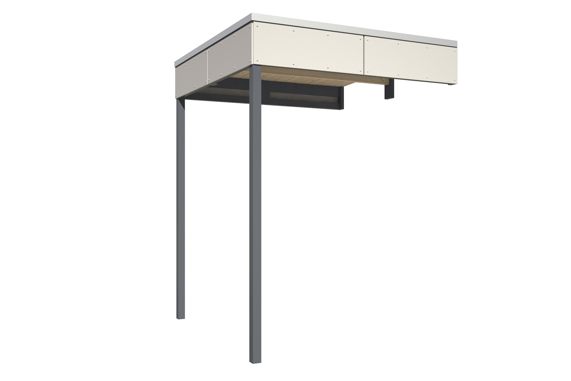 Auvent pour CrossCube 2, 168 x 169 cm, telegris