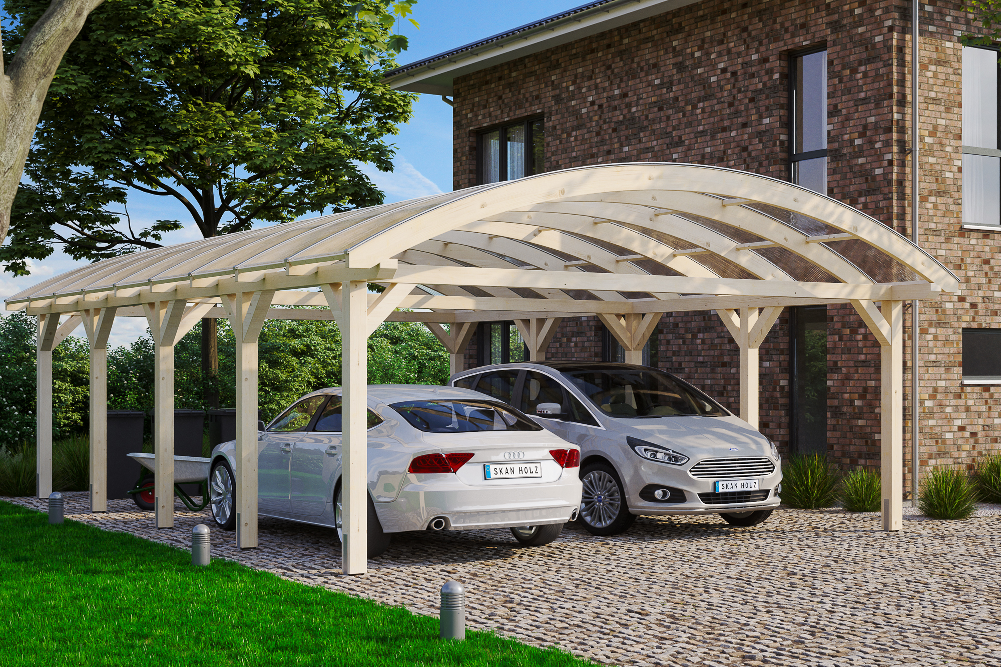 Ambientebild: Carport Franken 635 x 969 cm