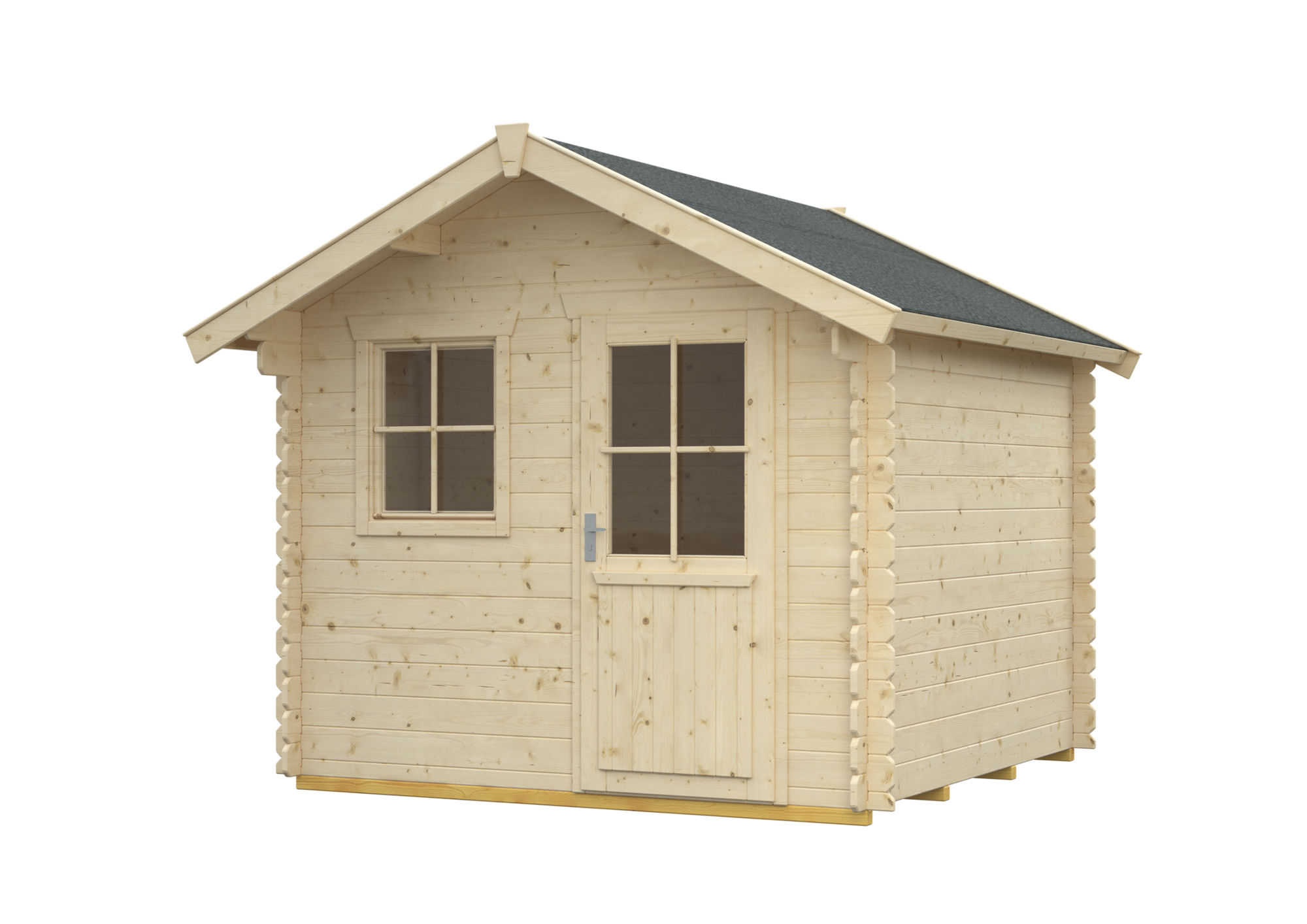 Zahradní domek PORTO 1, 28mm, 250 x 200 cm, neošetřené