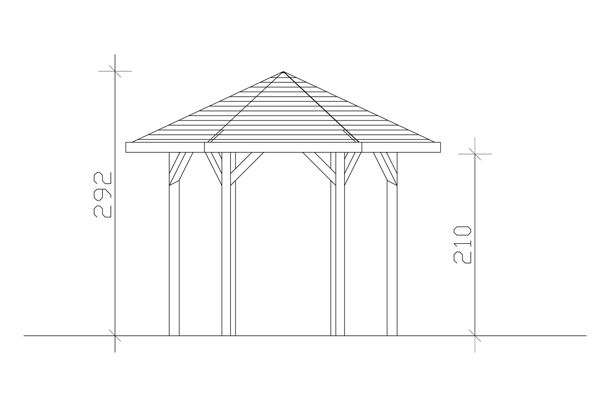 Grafik (Vorderansicht): Pavillon Nancy 1
