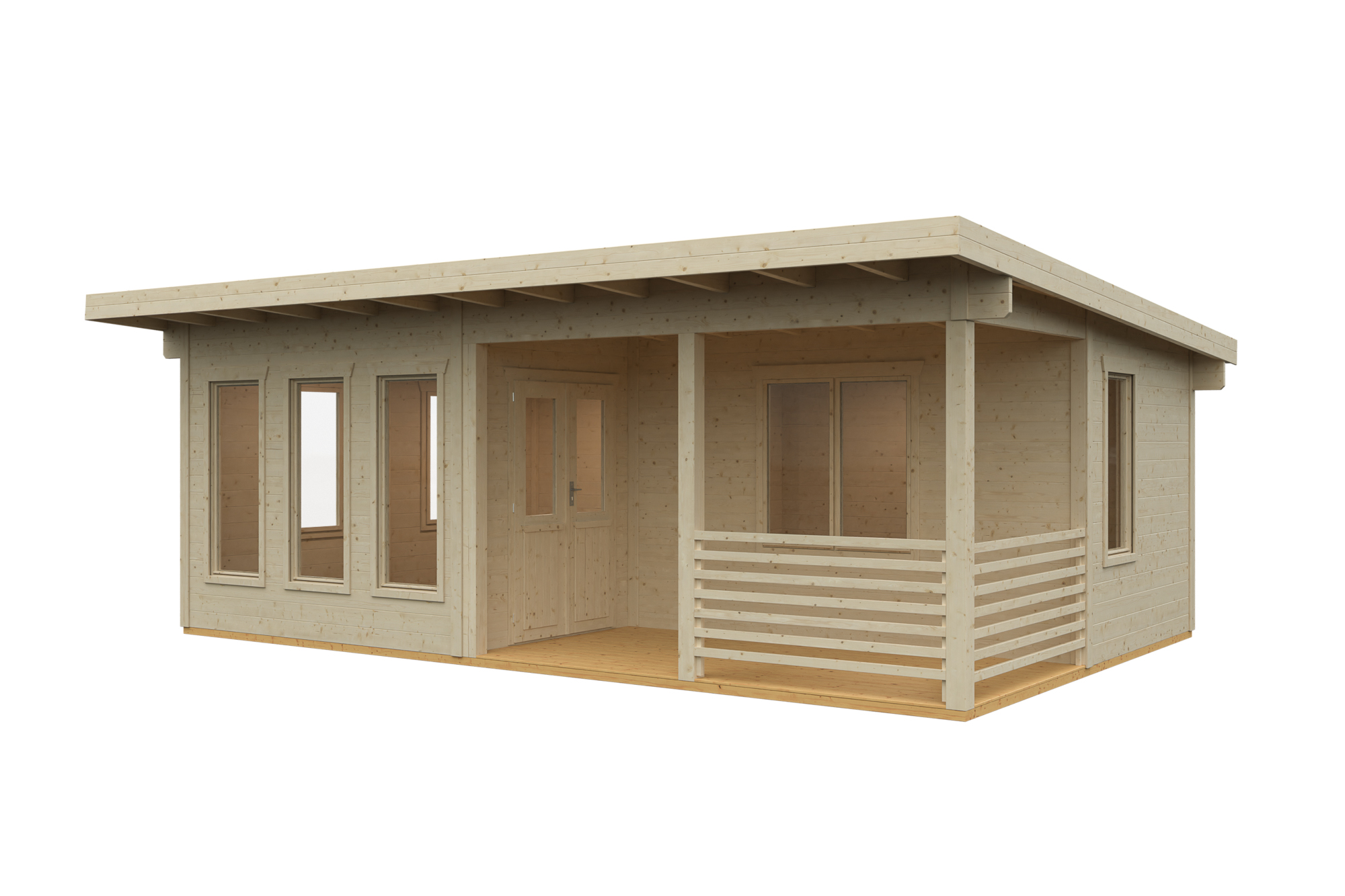 Abri de jardin ARNHEIM, 670 x 444 cm, non traité