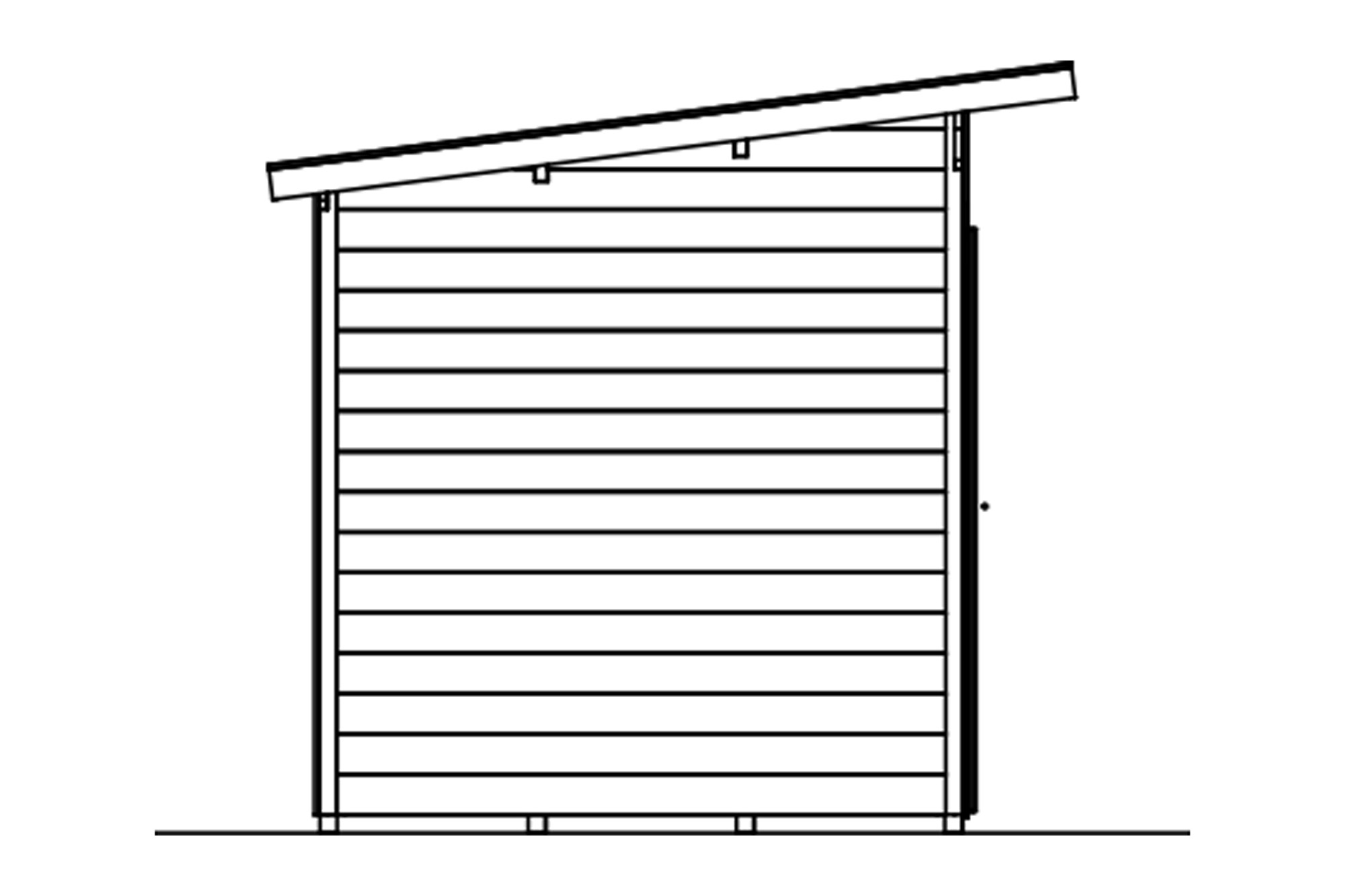 Abri de jardin Solna, 300 x 215 cm, non traité
