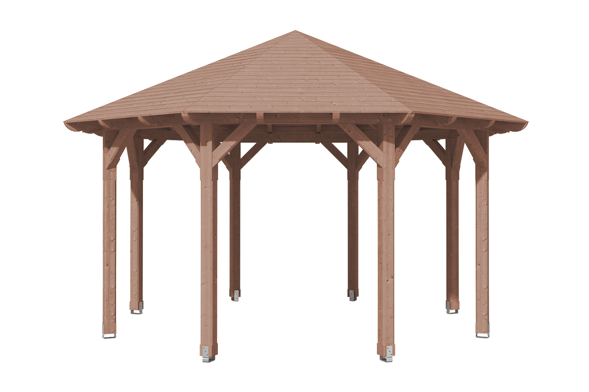 Gloriette LYON 2 (ø 484cm) octagonales, douglas, non traité