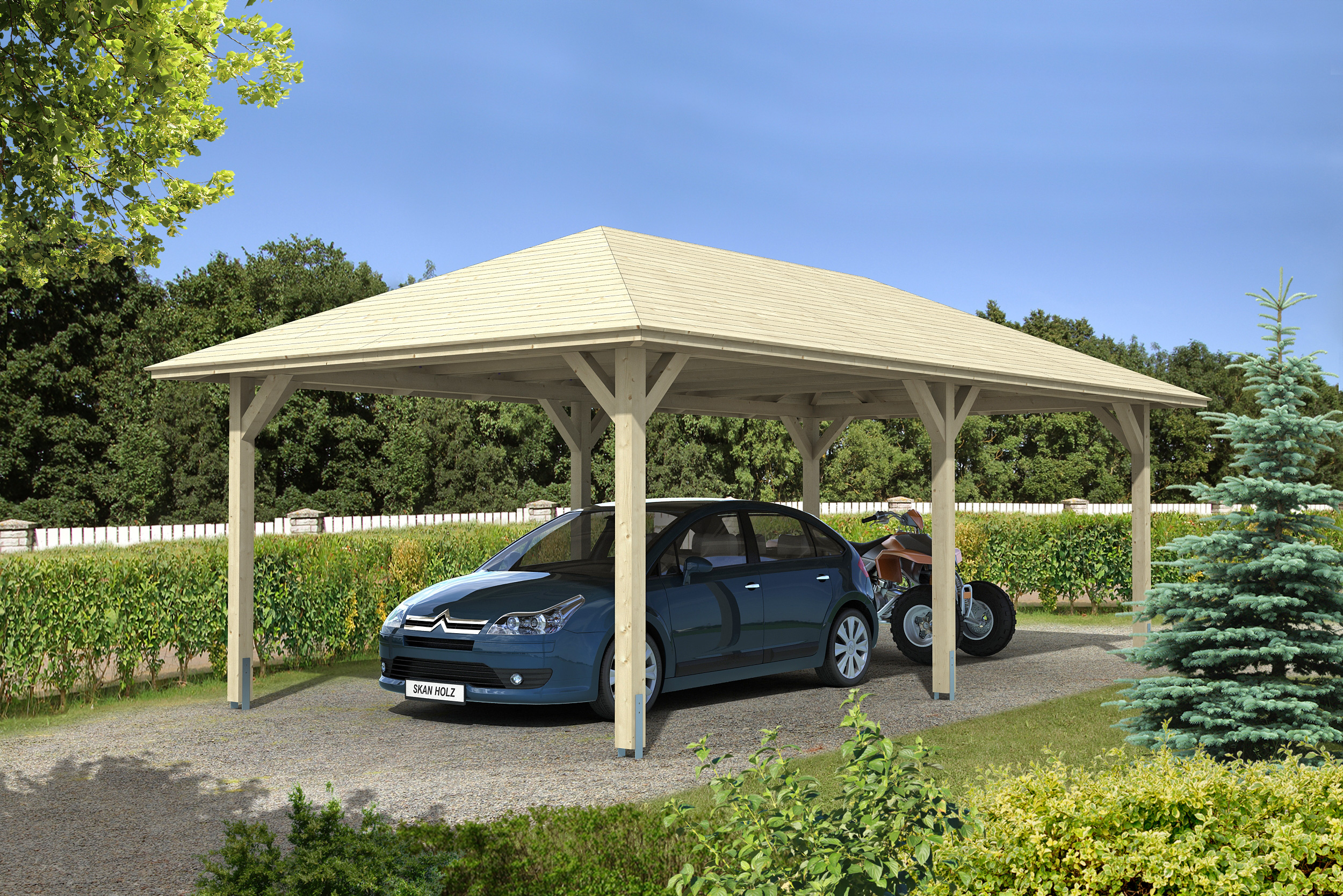 Ambientebild: Carport Taunus Größe 2