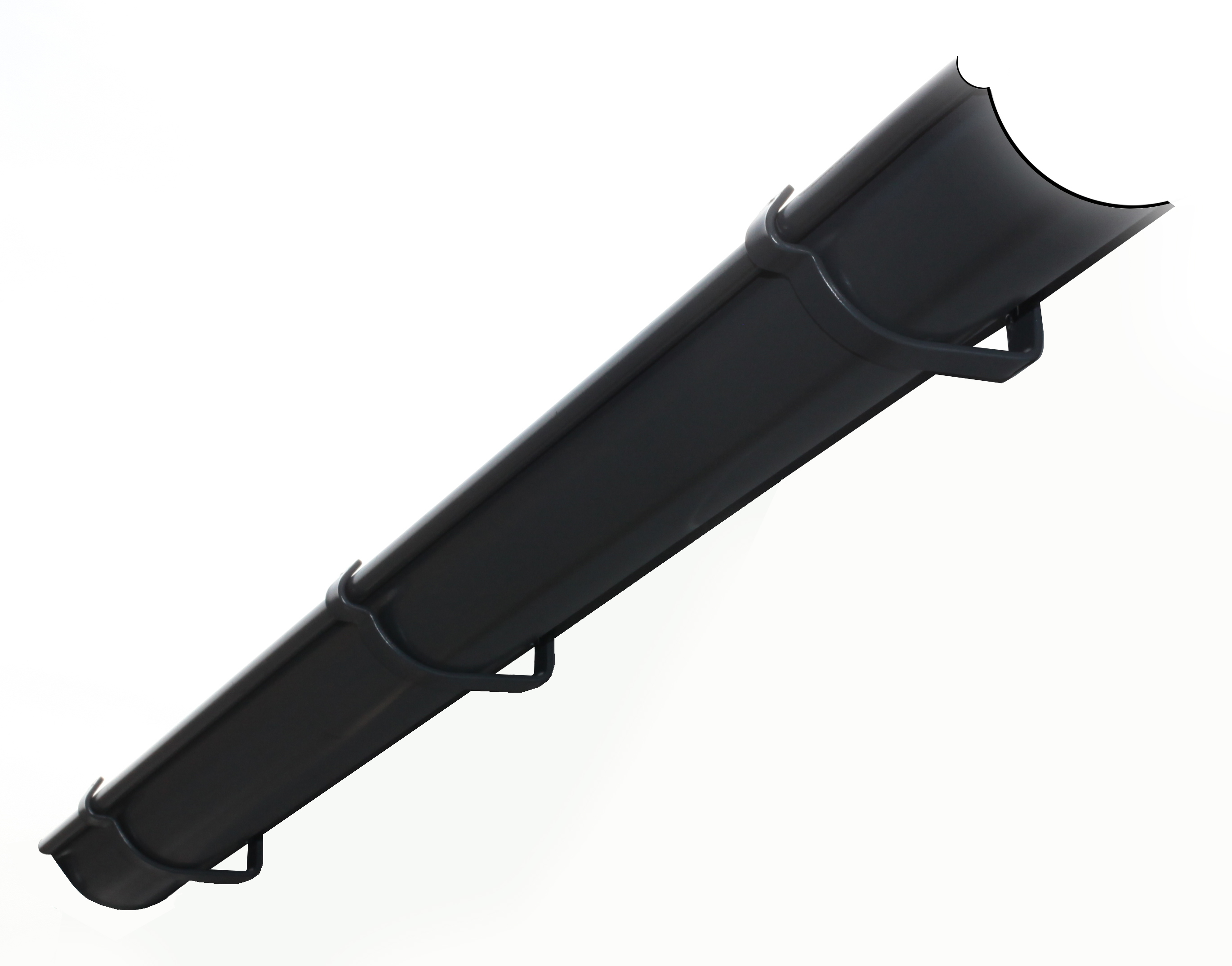 Guttering set 167 cm, anthrazit, steel