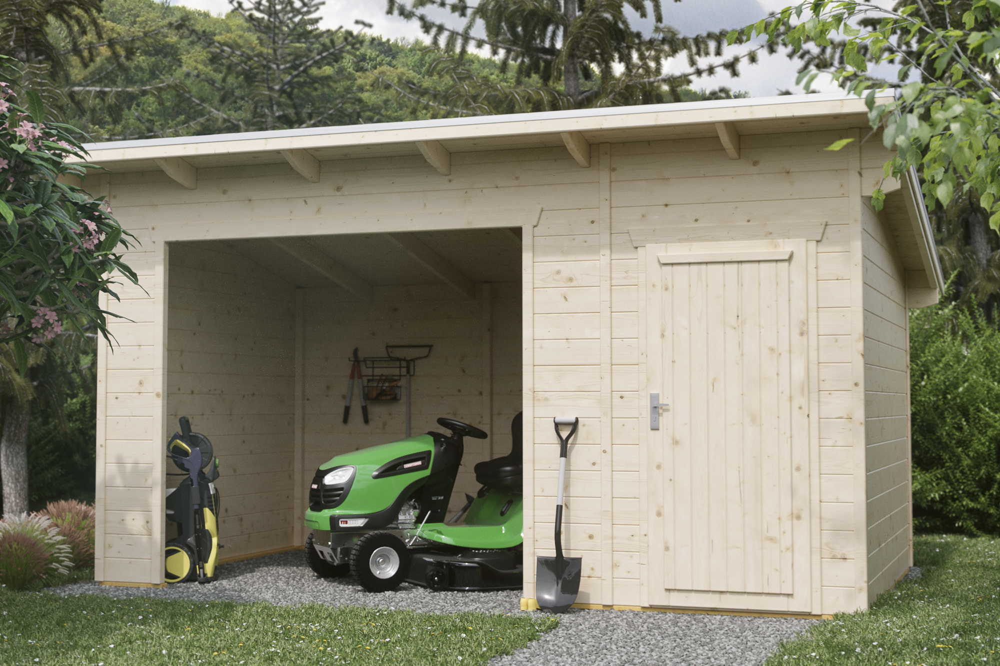 Shelter Knut 430 x 250 cm, untreated