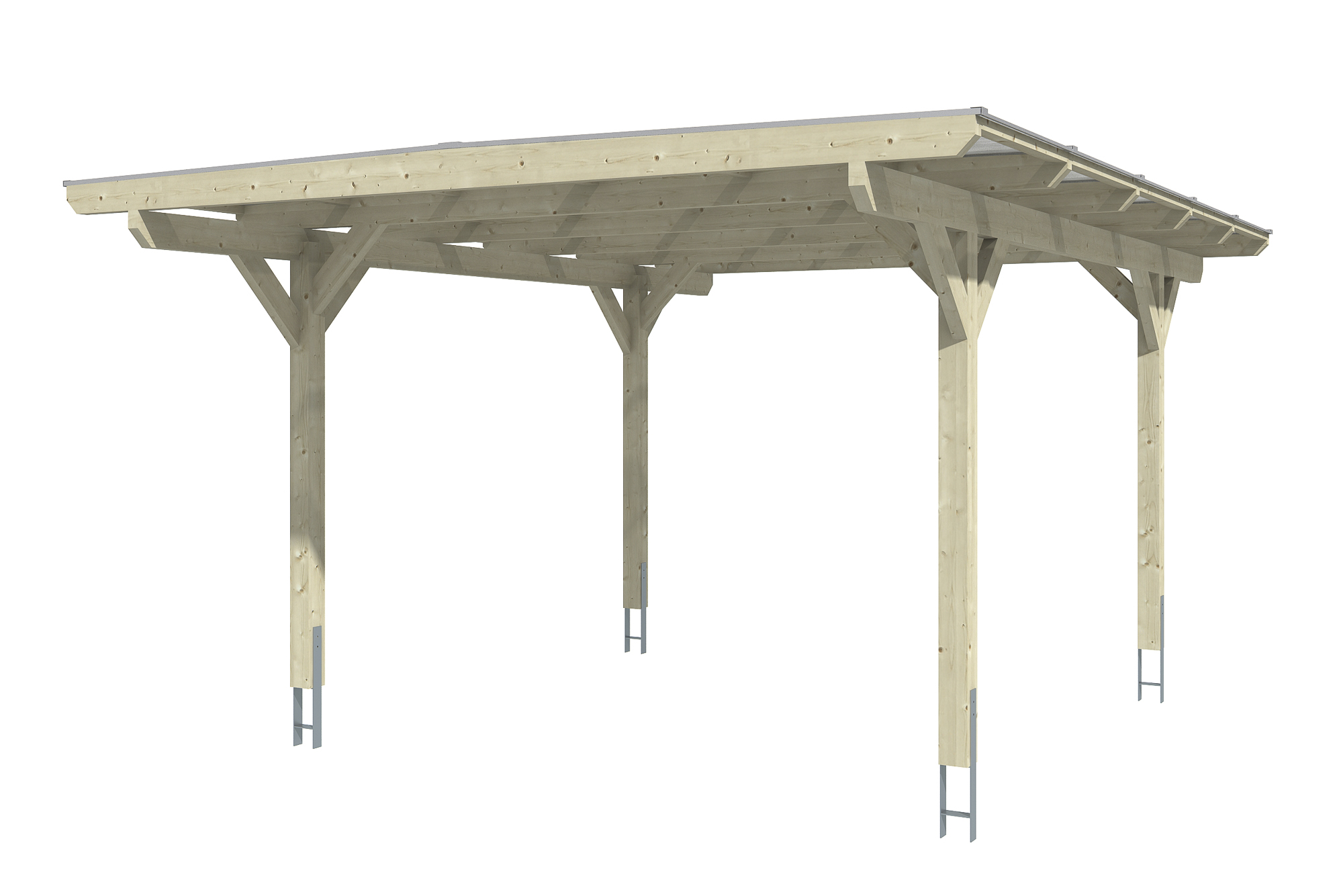 Produktbild: Carport Odenwald 428 x 541 cm