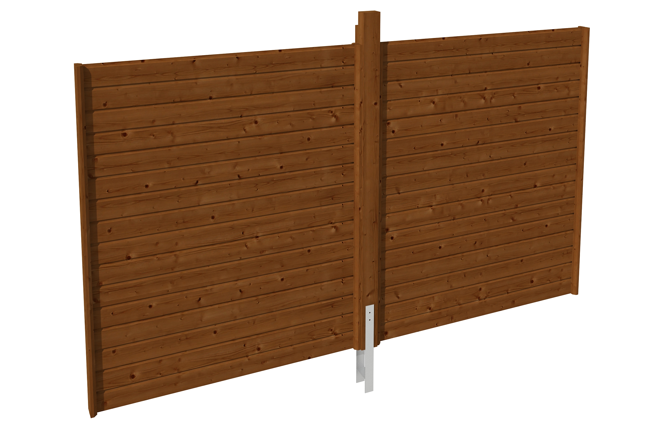 Produktbild: Rückwand aus Profilschalung 355 x 200 cm