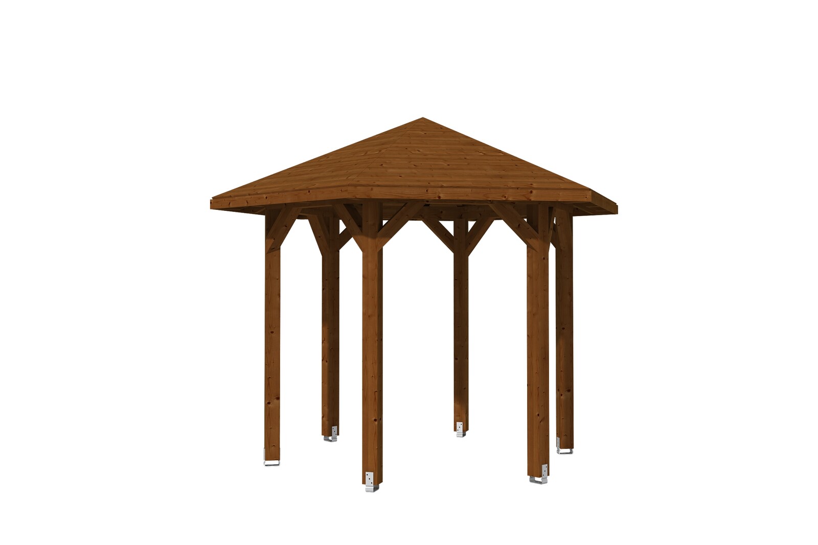 Pavillon Nancy 1, Leimholz, nussbaum