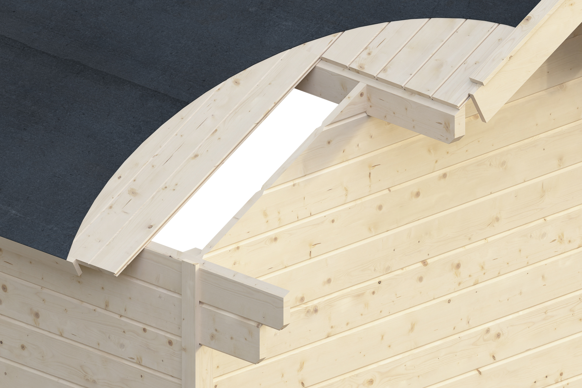 Detailbild: Dachaufbau