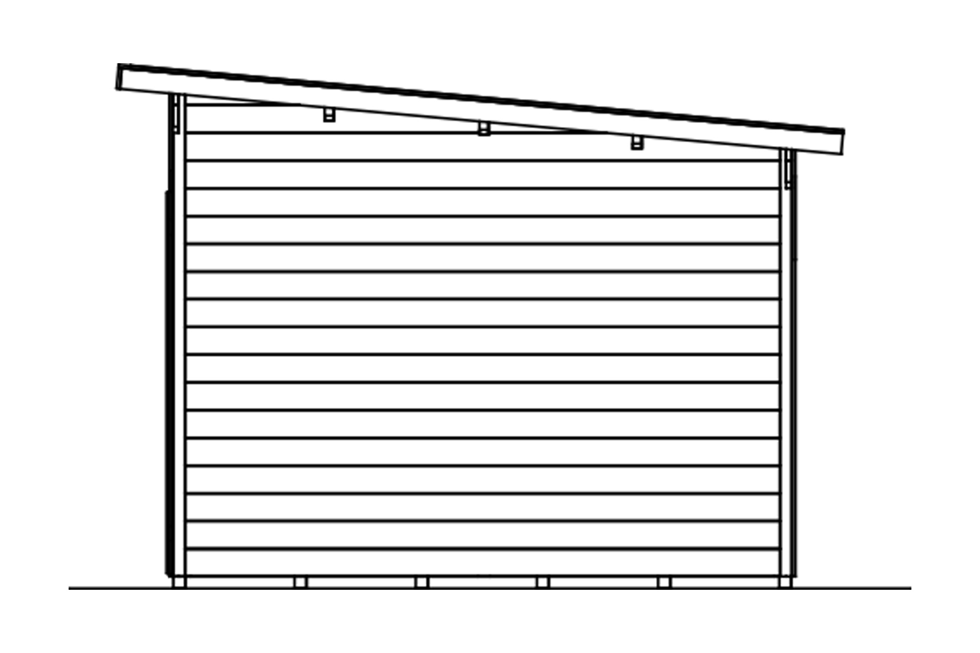 Abri de jardin Flex, 450 x 300 cm, non traité