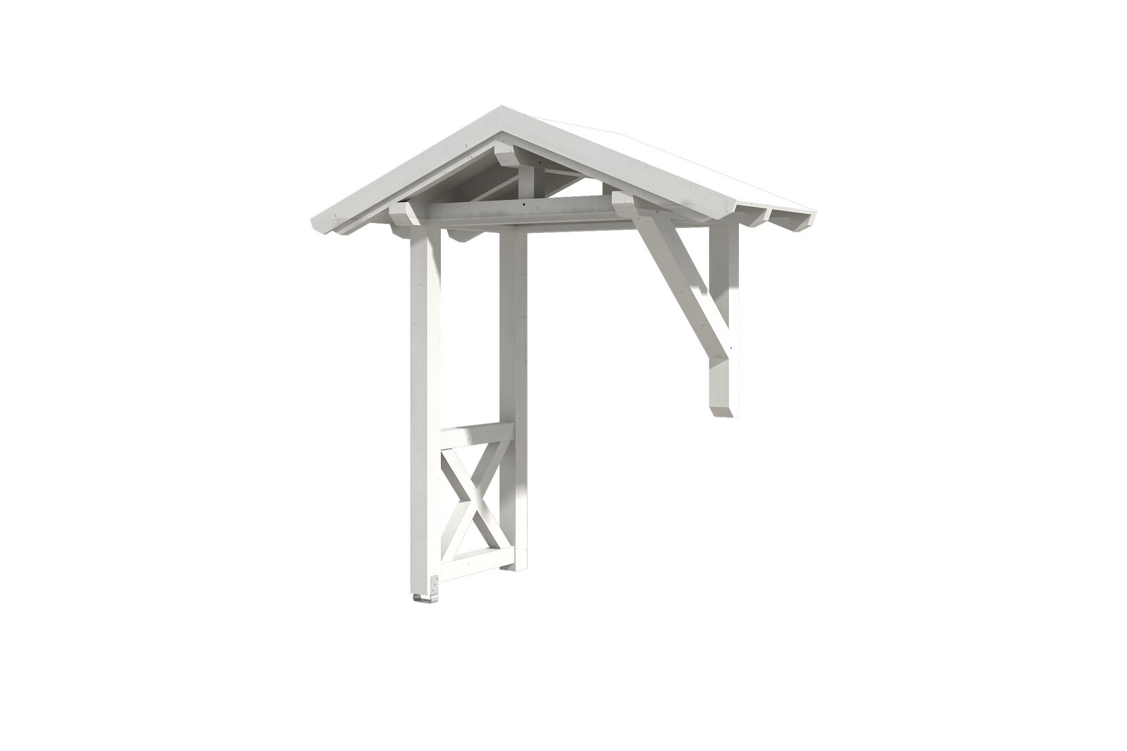 Canopy Siegen type 3, 247 x 116 cm, white