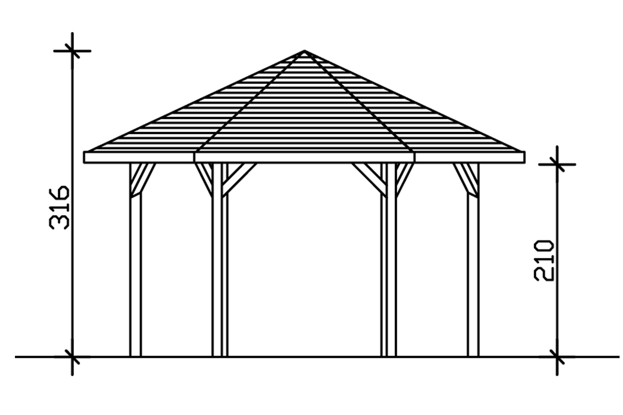 Grafik (Vorderansicht): Pavillon Nancy 3