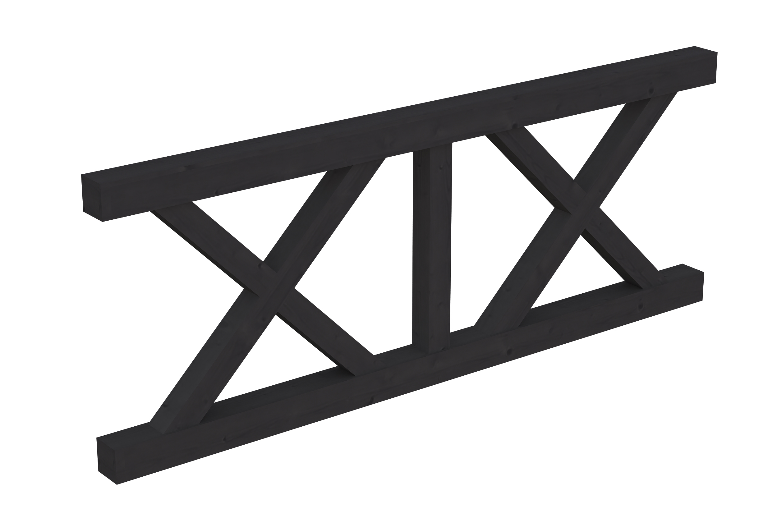 Produktbild: Brüstung aus Andreaskreuzen, Breite 220 cm