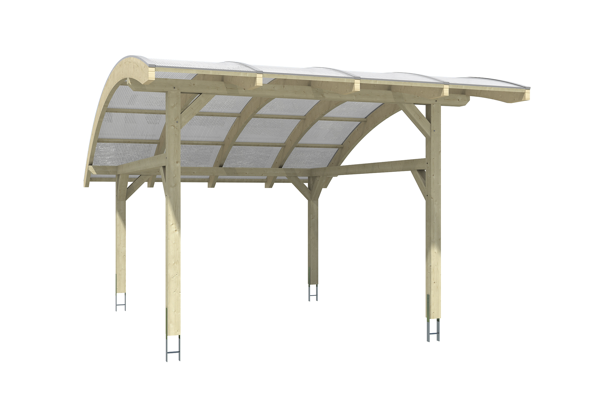 Produktbild: Carport Schwaben 434 x 630 cm