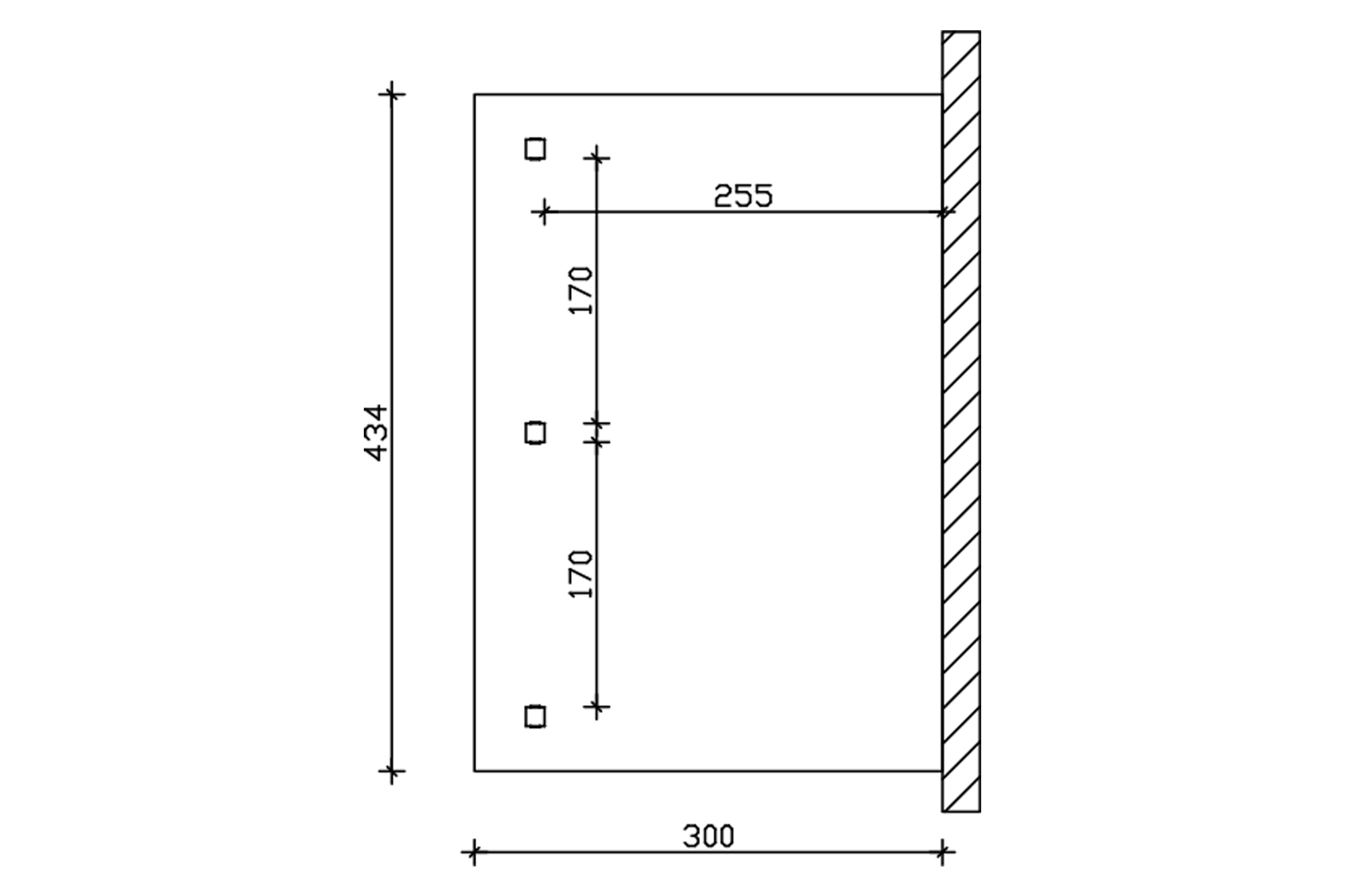 Terrasoverkapping Andria 434 x 300 cm, gelamineerd hout, gelakt in antraciet