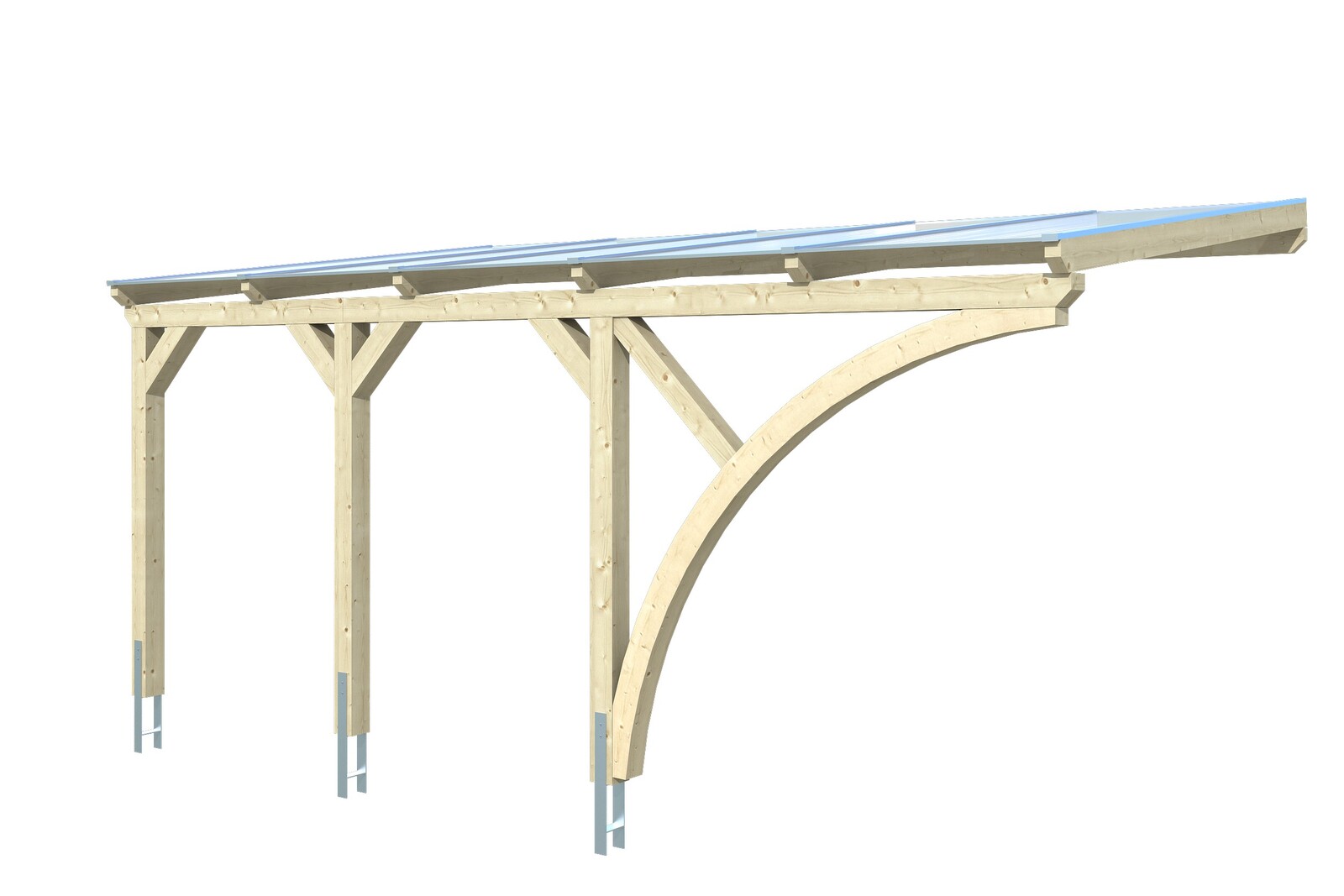 Carport Eifel 300 x 541 cm, untreated