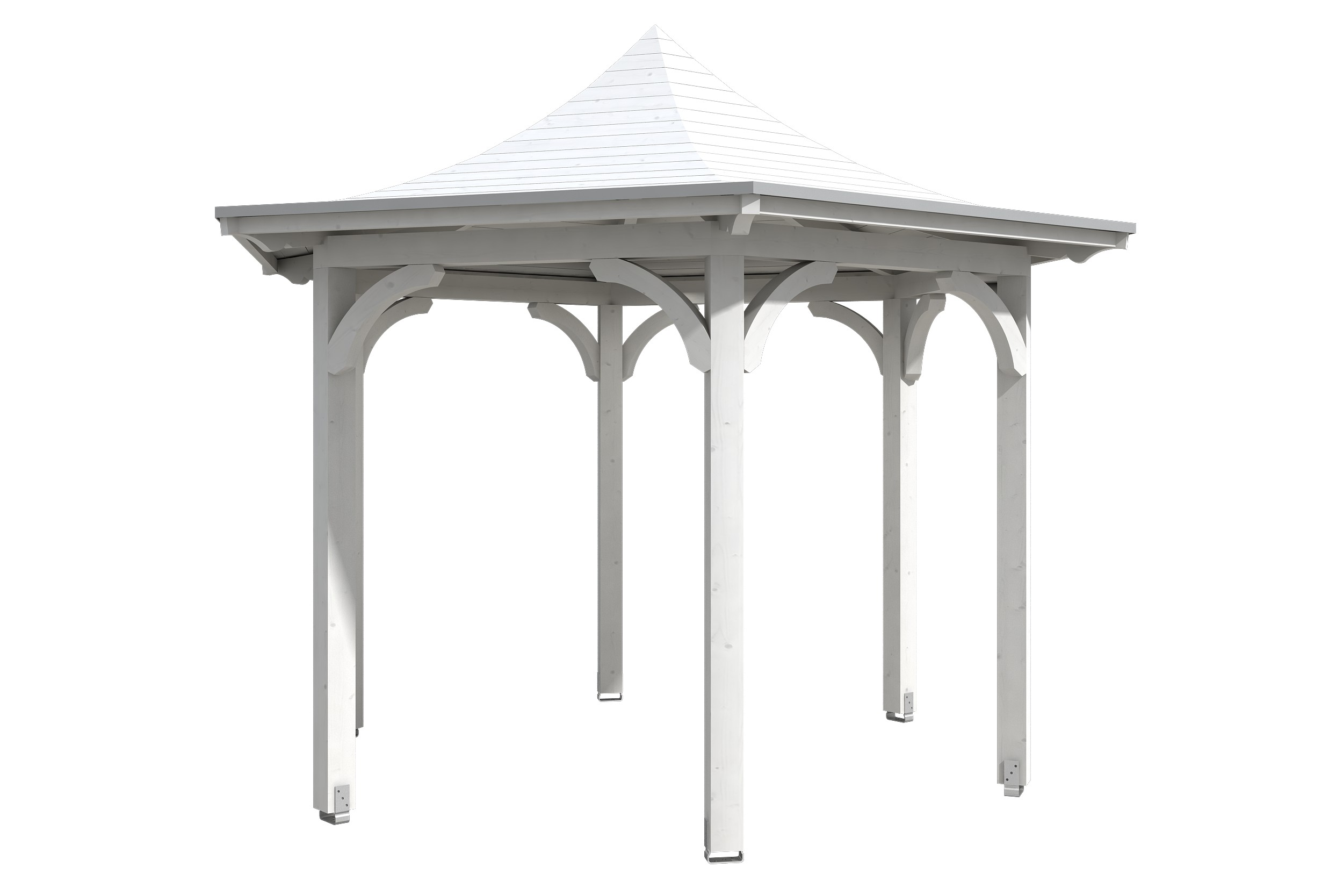 Produktbild: Pavillon Versailles, farblich behandelt in weiß