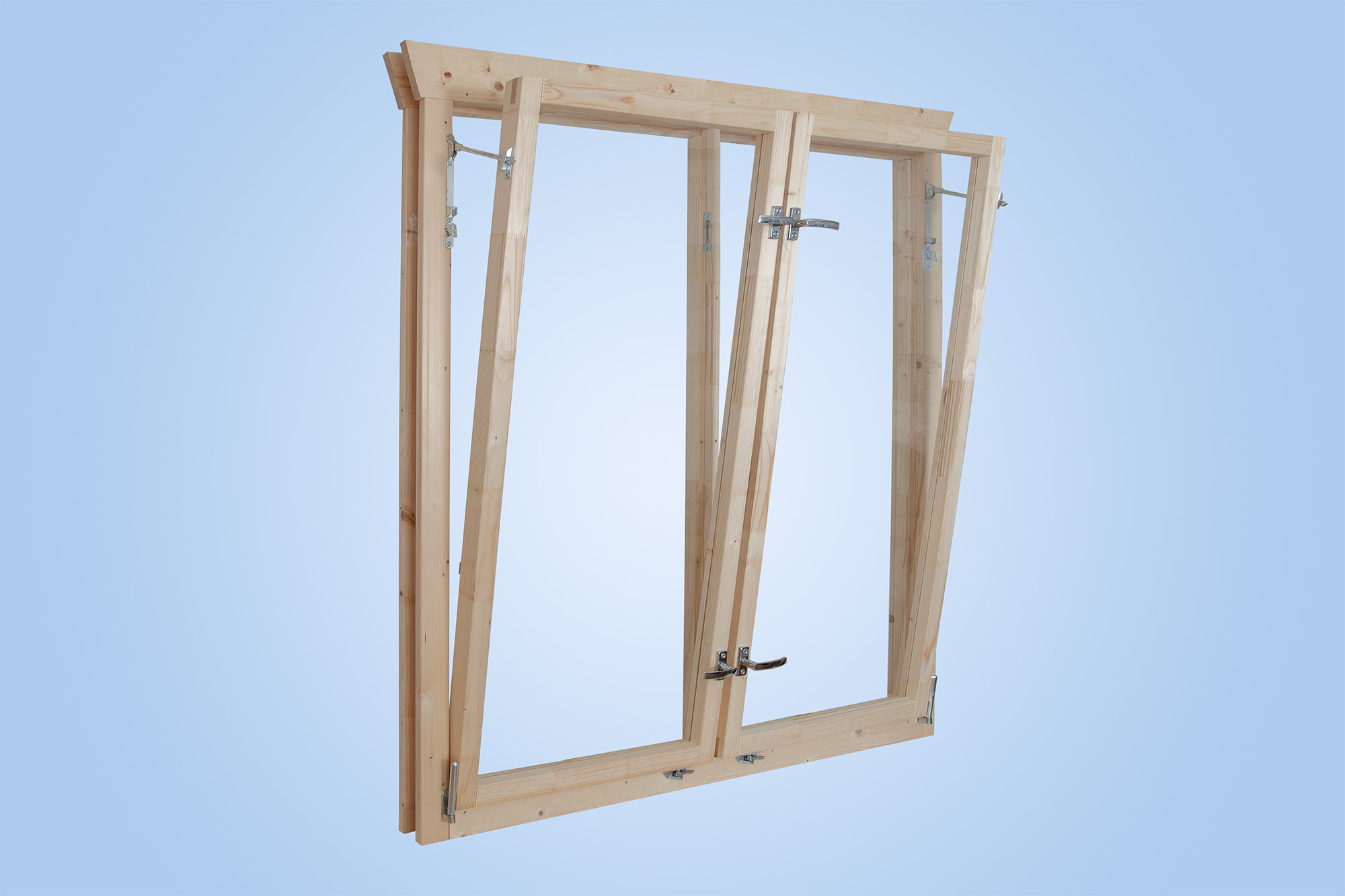 Fenster von innen (Kippfunktion), Darstellung ohne Sprossen