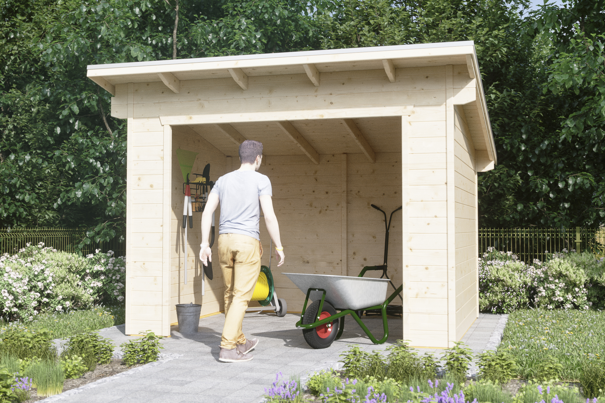 Shelter Ole 300 x 250 cm, untreated