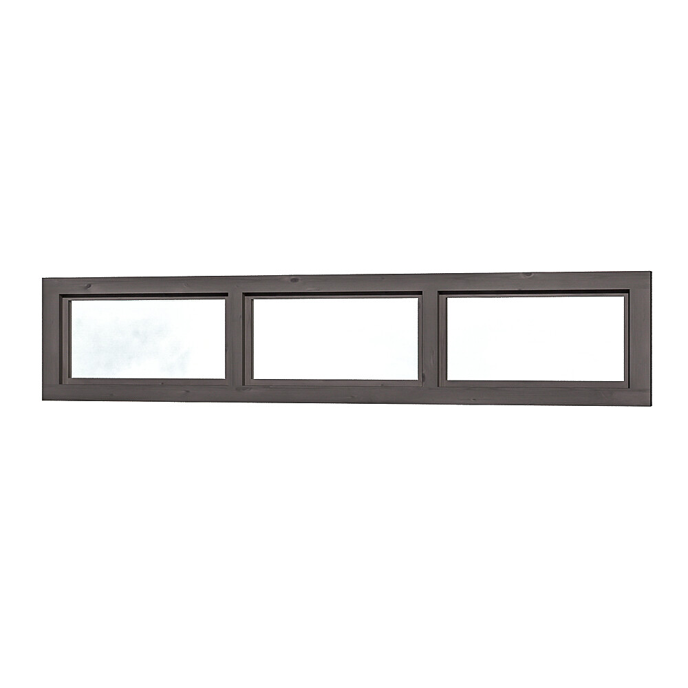 Skylight 147x30cm 147 x 30 cm, colour pre-treated in slate-grey