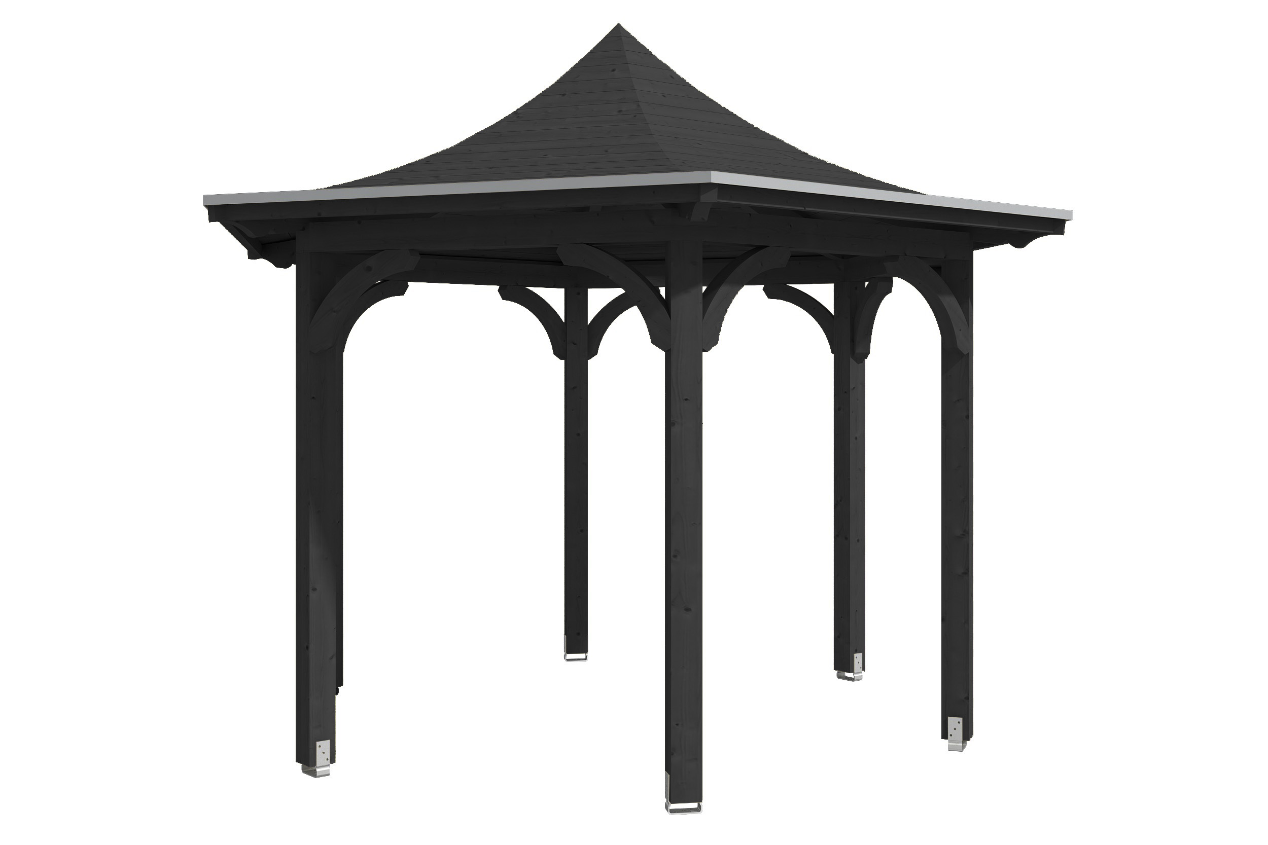 Produktbild: Pavillon Versailles, farblich behandelt in anthrazit