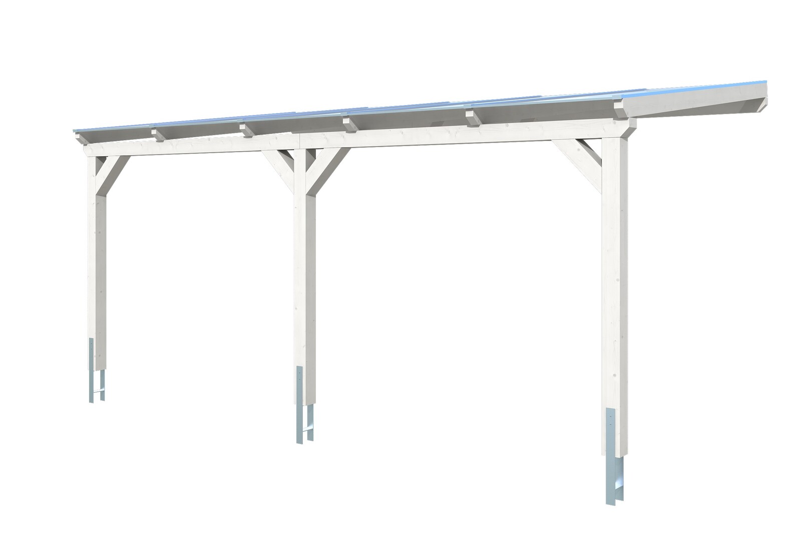 Carport Vogtland 300 x 541 cm, weiß