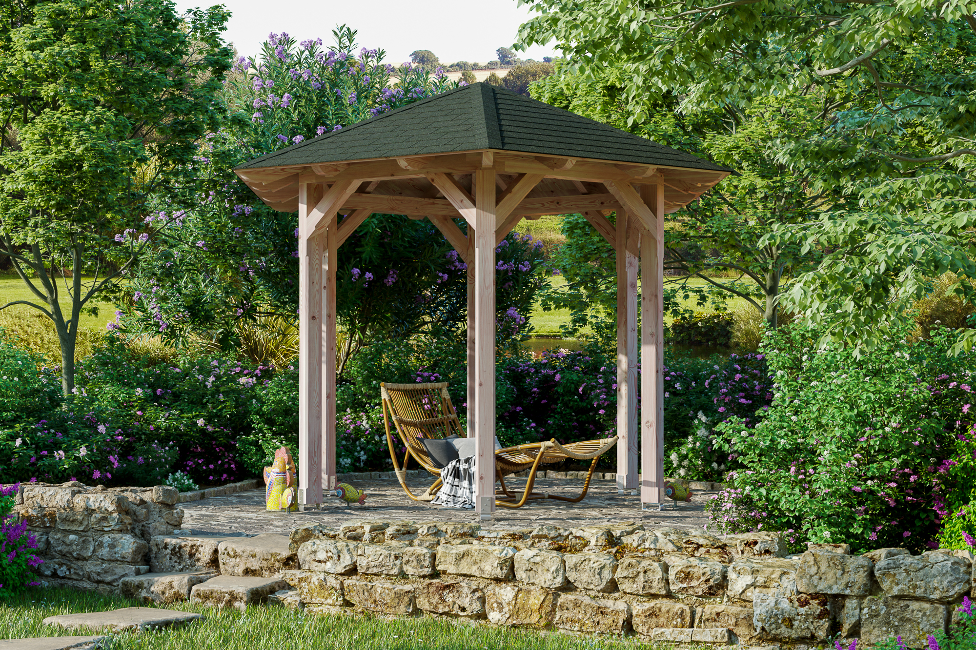 Ambientebild: Pavillon Colmar 1, farblich unbehandelt