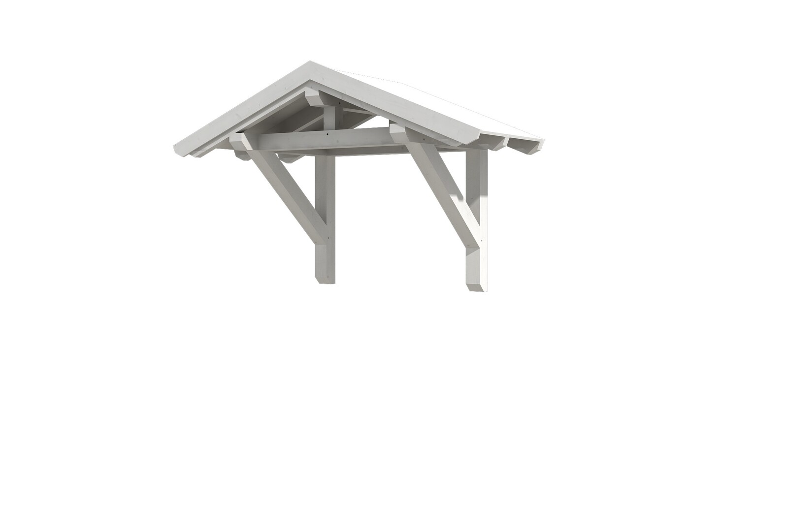 Canopy Siegen type 1, 247 x 116 cm, white