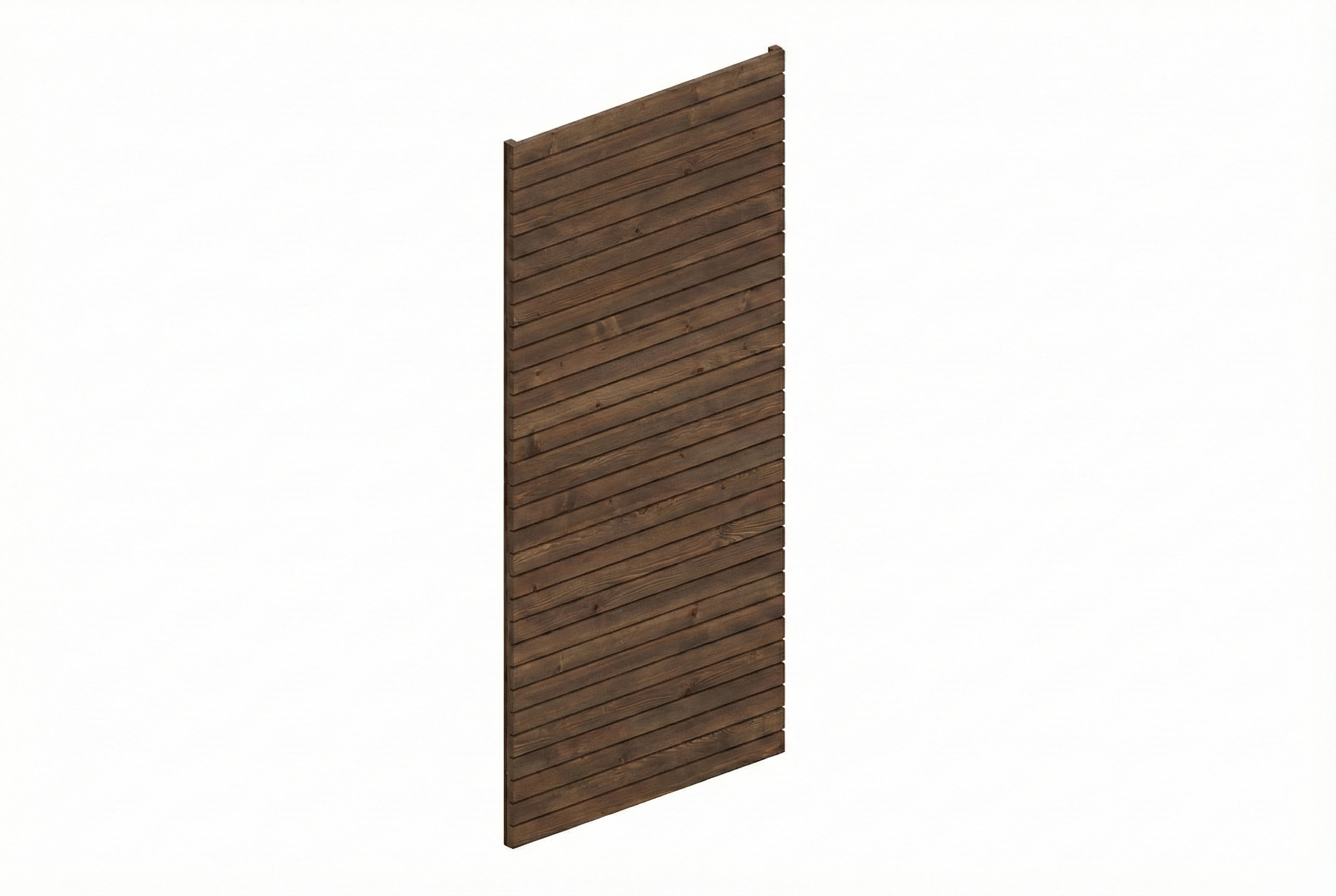 Side panel profile formwork 141 x 330 cm, walnut