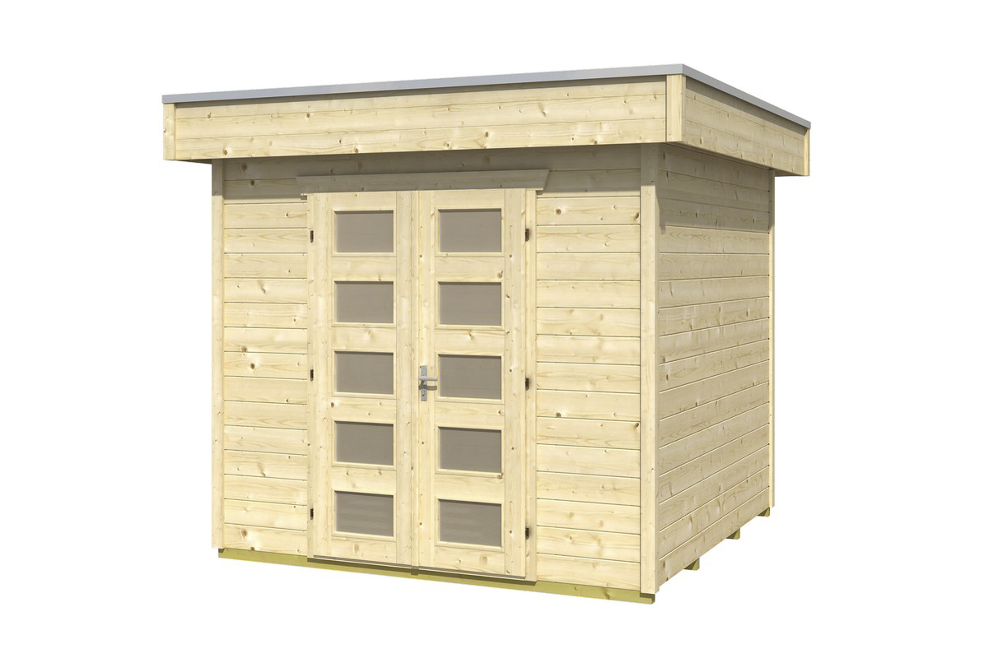 Tuinhuis Venlo 1, 28mm 250 x 250 cm, onbehandeld