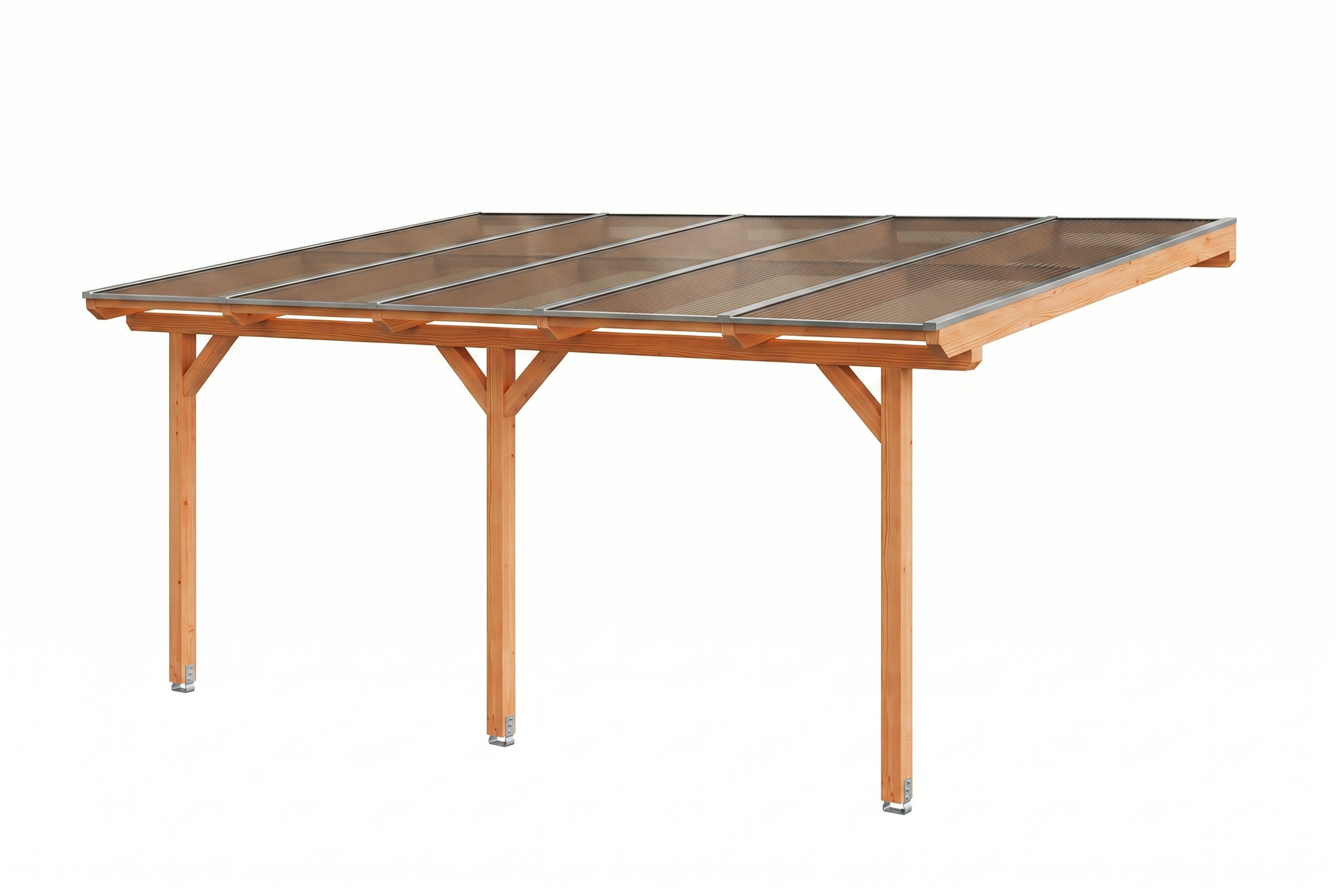 Rimola terrace roof, 541 x 300 cm, douglas fir, natural