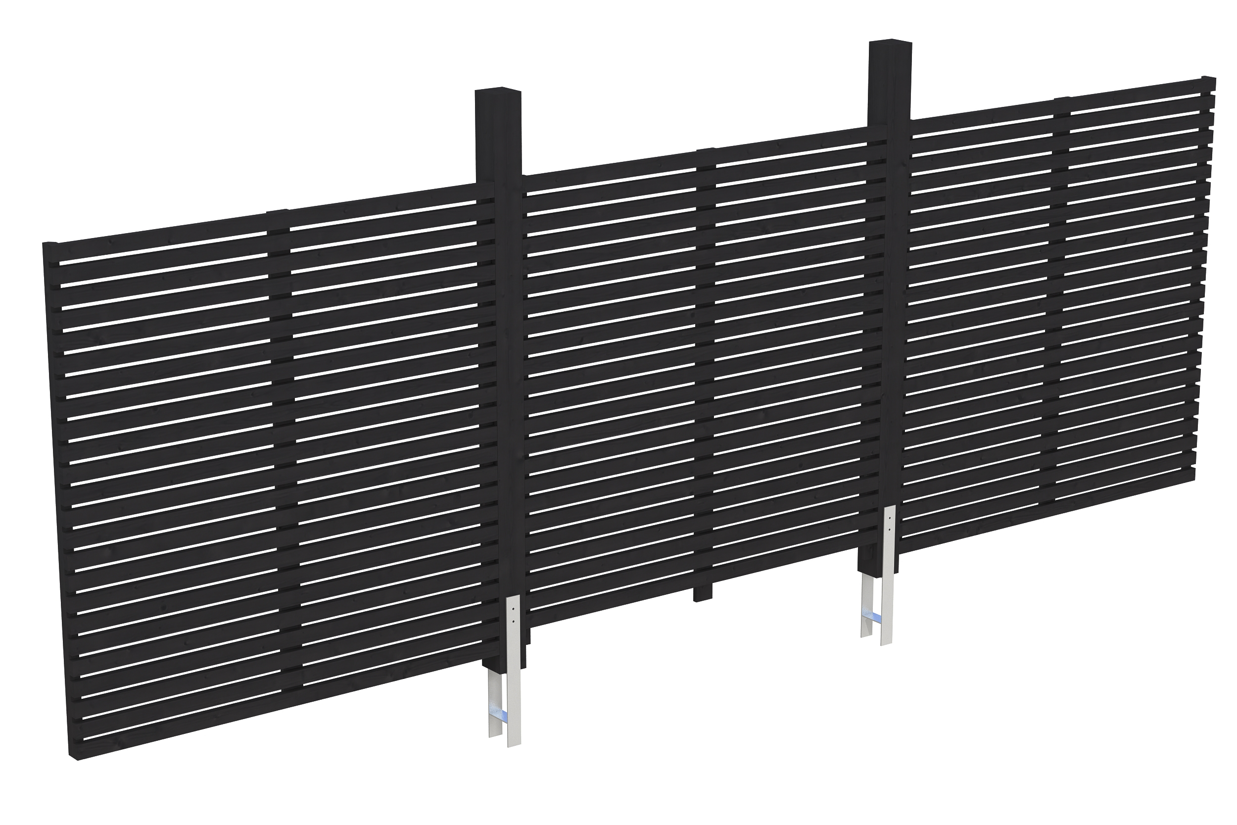 Produktbild: Rhomus Rückwand, farblich behandelt in anthrazit