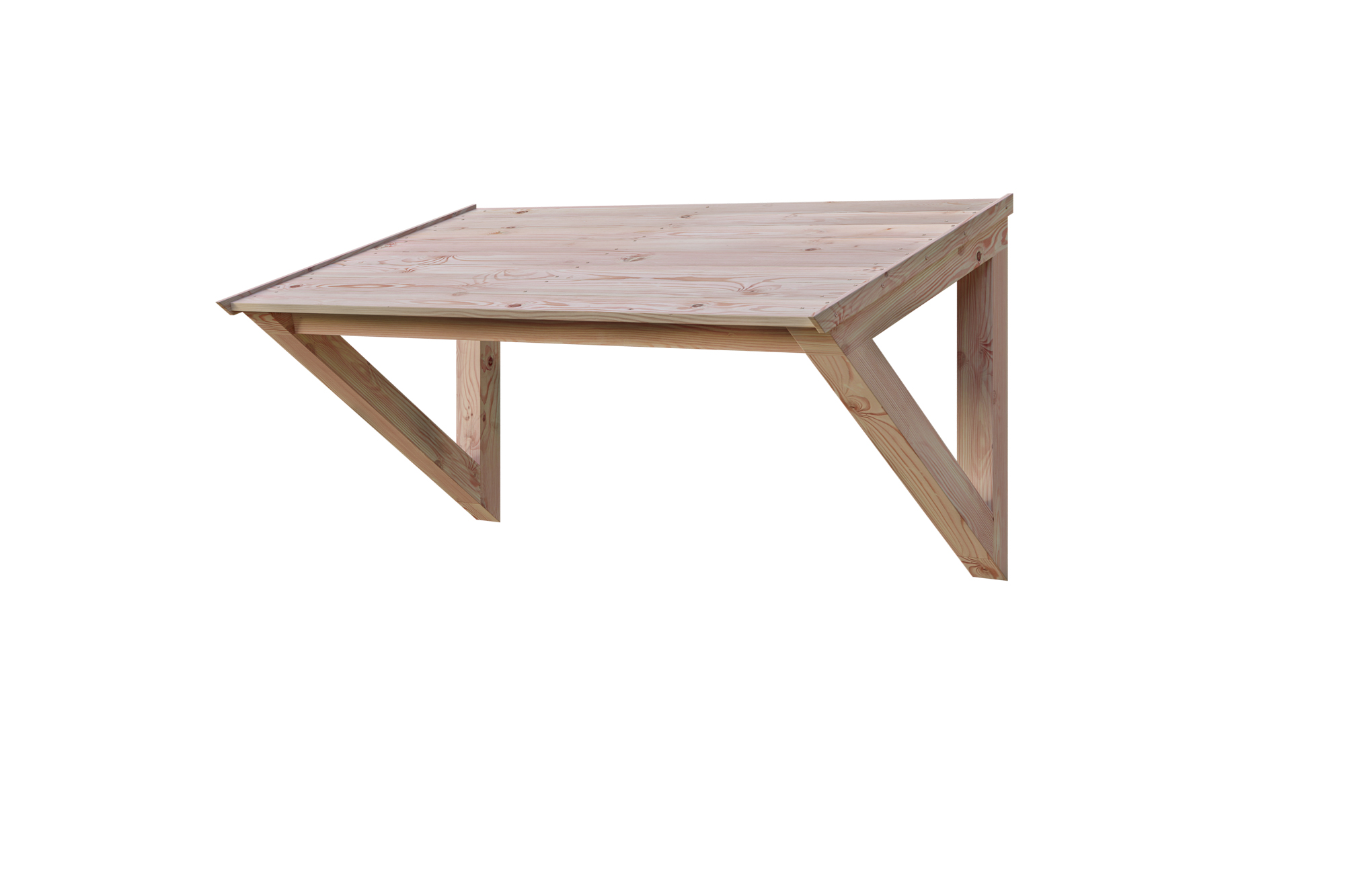 Vordach Poel, 148 x 87 cm, natur