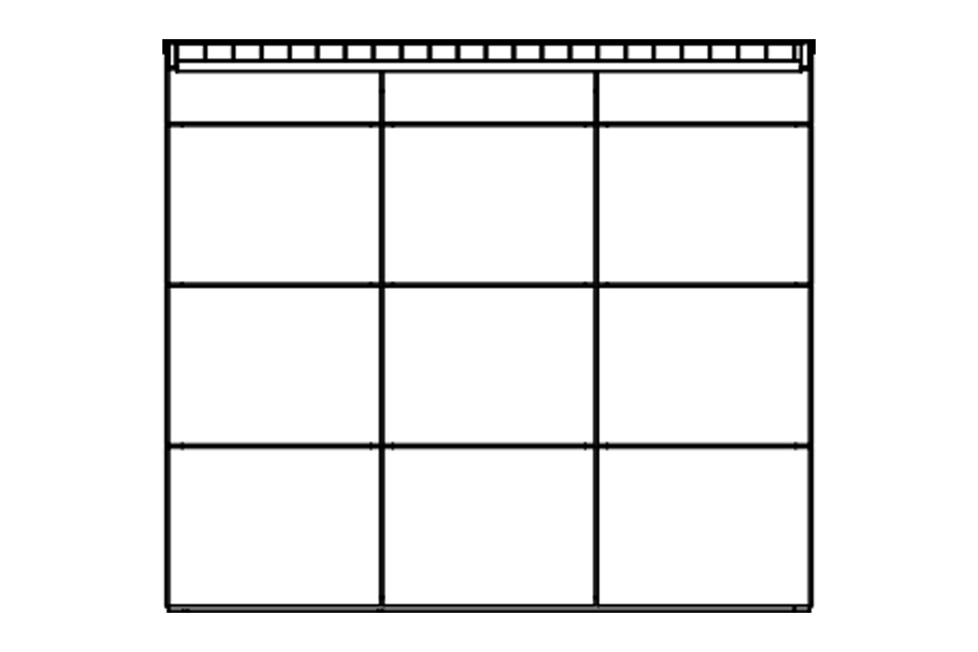 Abri de jardin BRISBANE 2, 253x169cm, gris ardoise