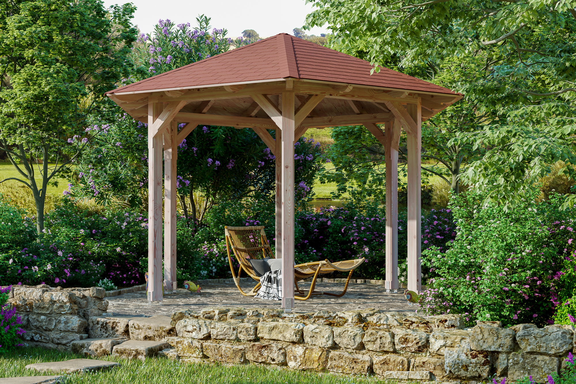 Ambientebild: Pavillon Colmar 2, farblich unbehandelt