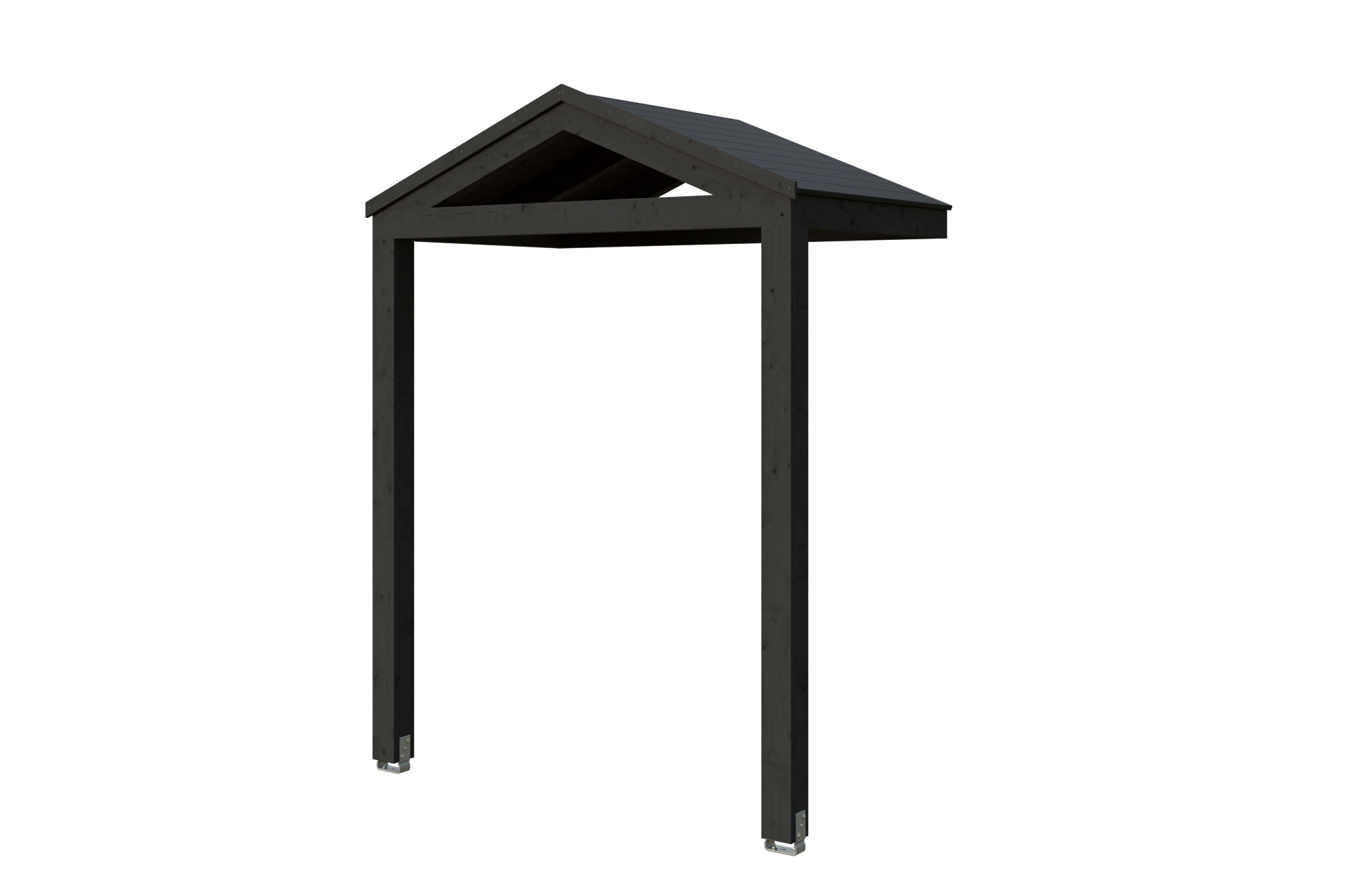 Canopy Sellin, 205 x 127 cm, colour pre-treated anthracite