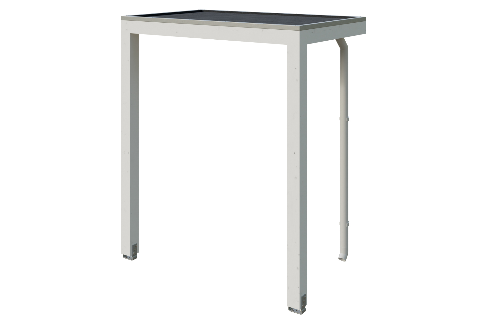 Produktbild: Vordach Fehmarn, farblich behandelt in weiß