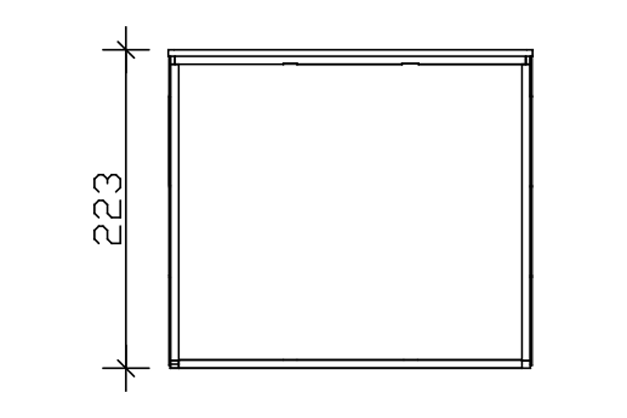 Abri de jardin BRISBANE 3, 253x253cm, gris ardoise