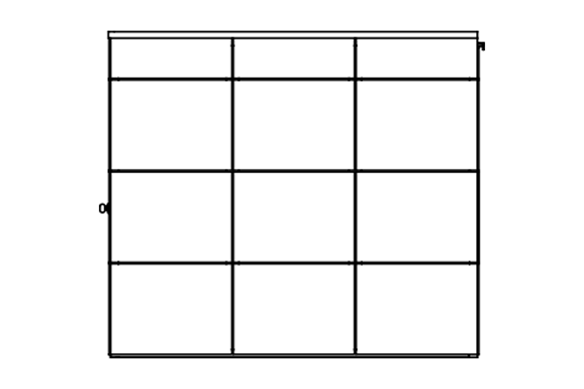 Abri de jardin BRISBANE 3, 253x253cm, gris ardoise