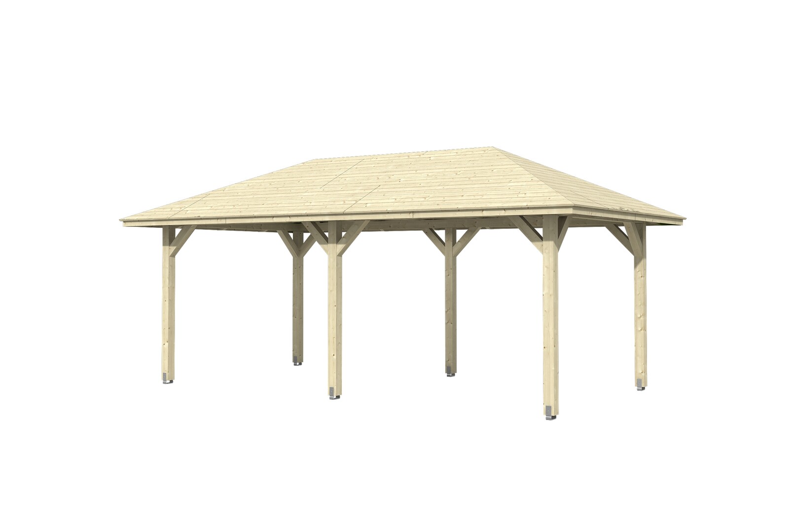 Paviljoen Orleans maat 1, 374 x 656 cm, vierhoekig, onbehandeld