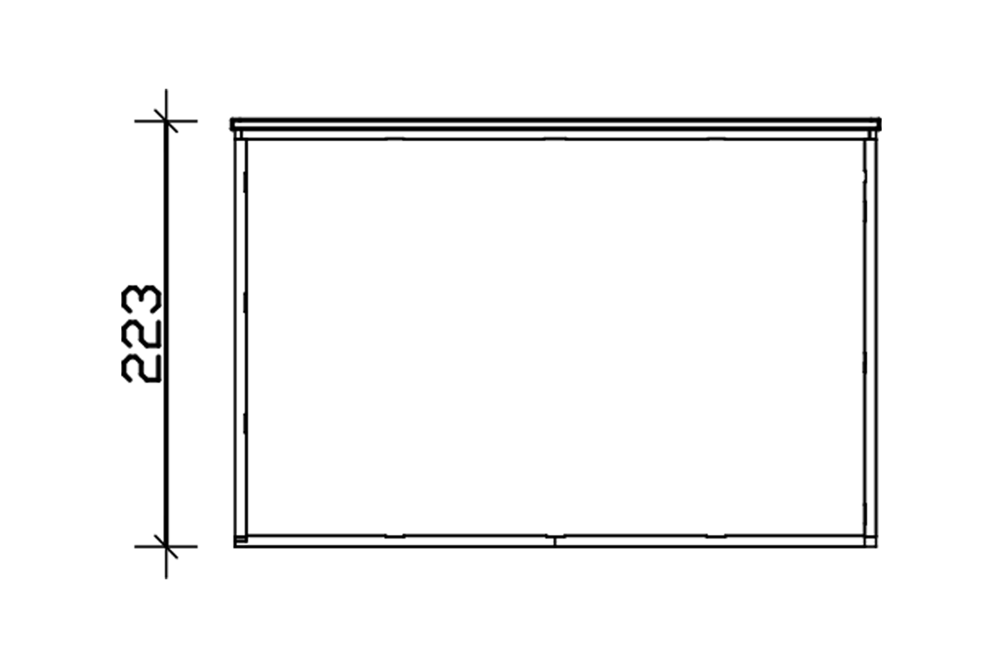 Abri de jardin BRISBANE 4, 337x253cm, gris ardoise